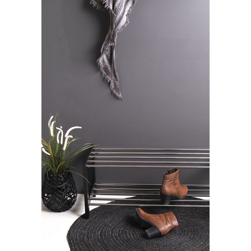 Padova skohylla, svart