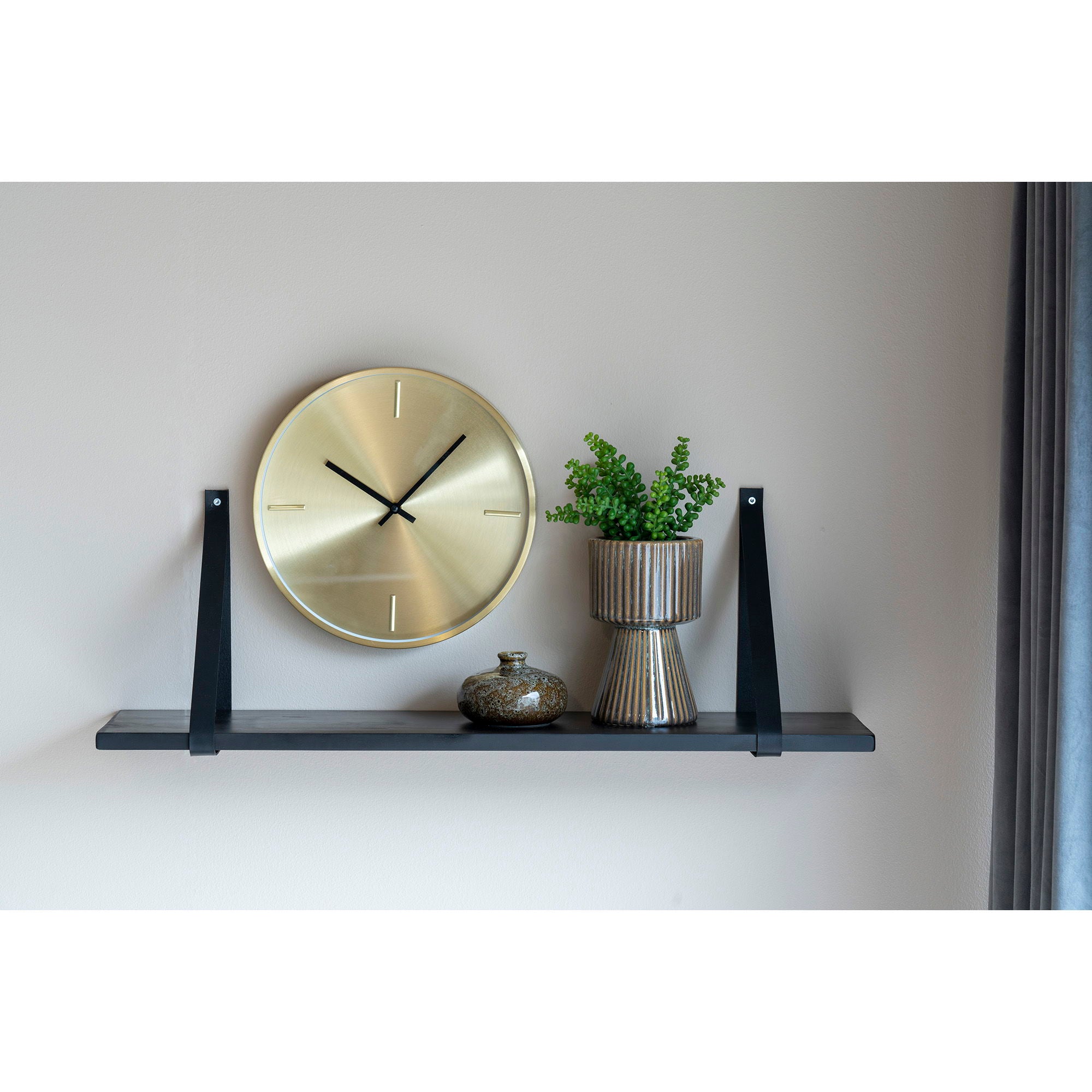 FORNO Vägghylla, svart