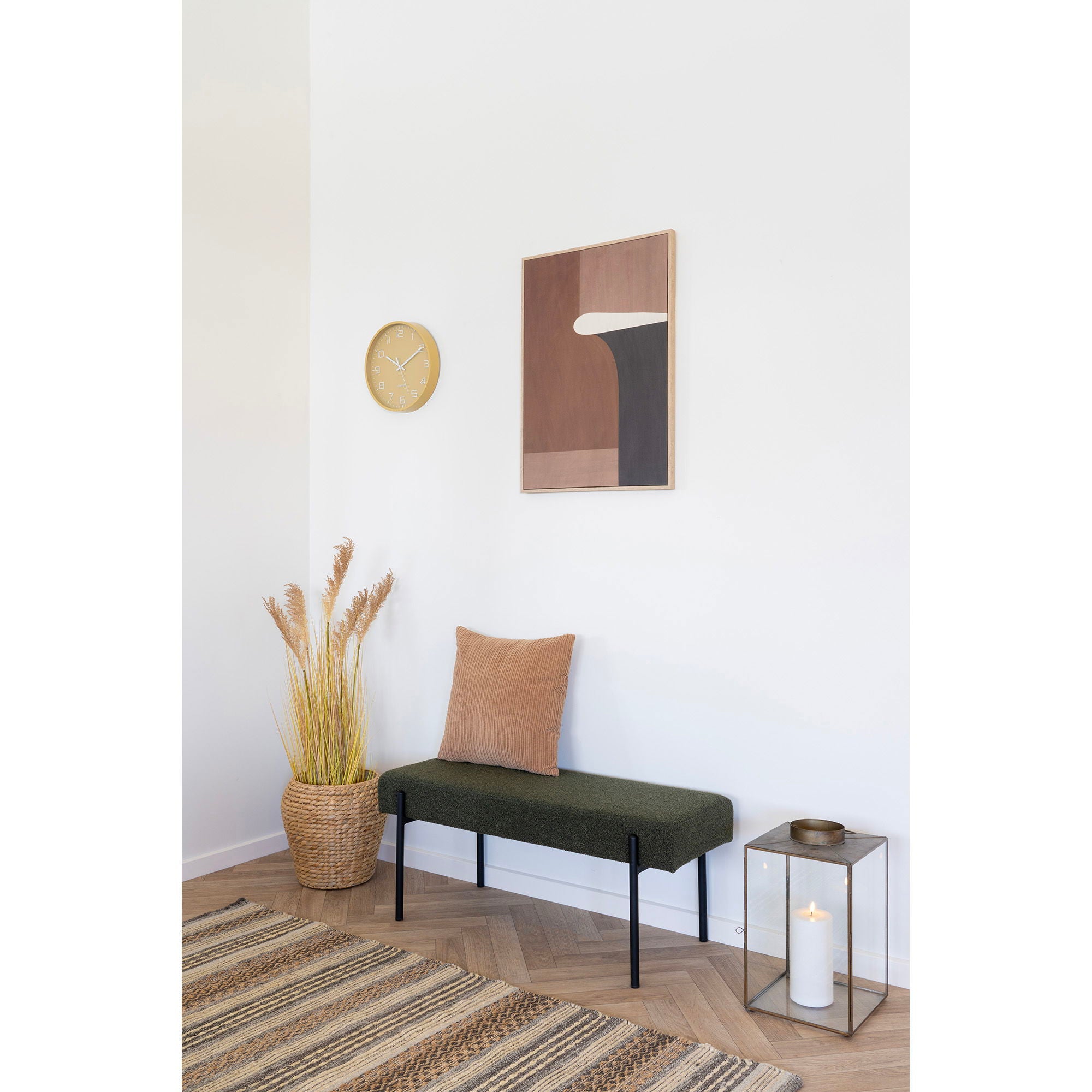 Rosolini Väggklocka, ockra