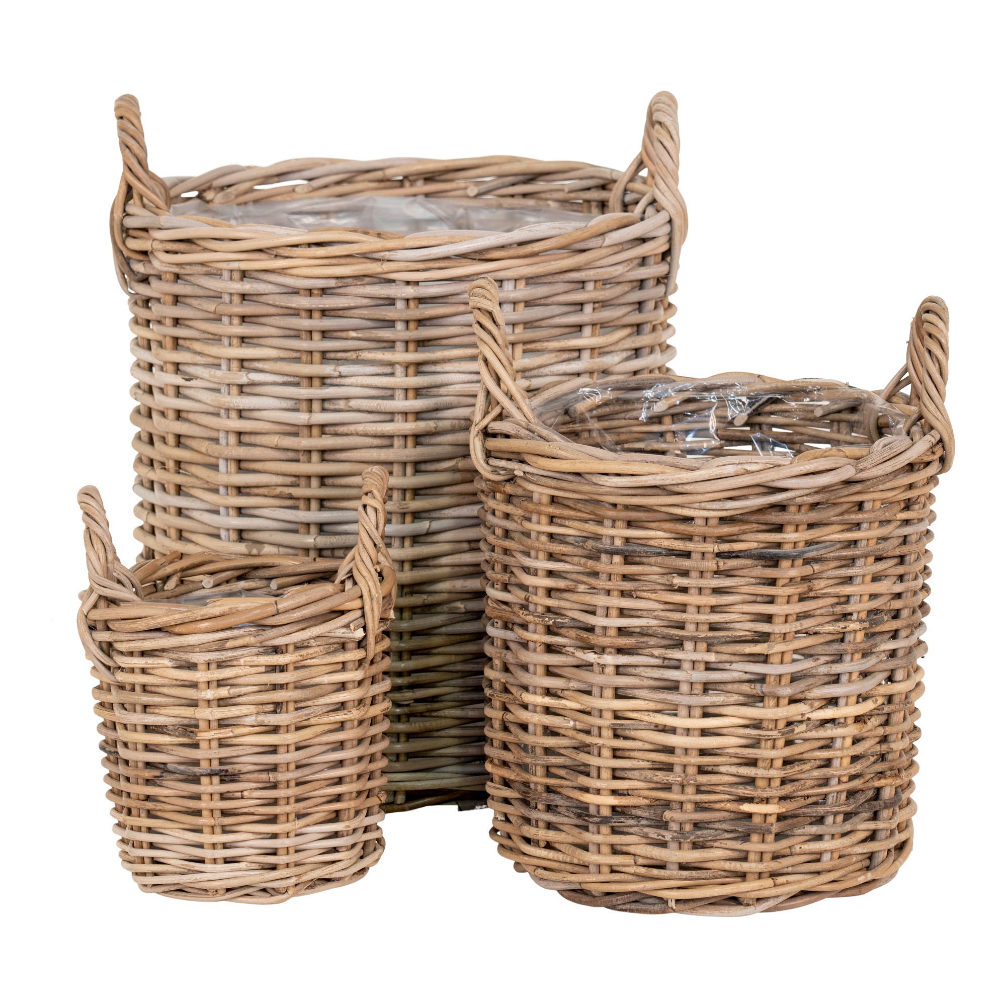 SEMA Baskets korgset, natur, 3 st
