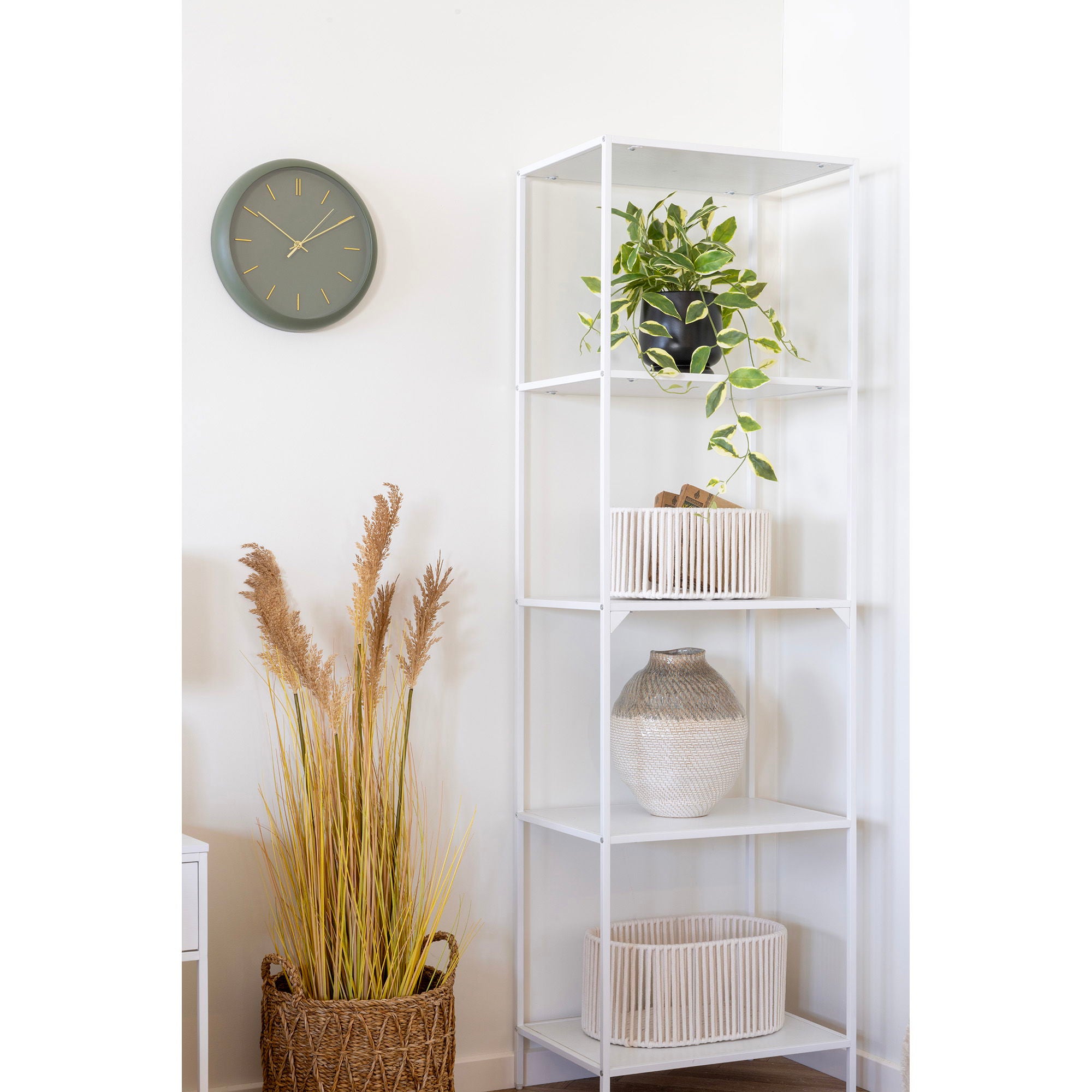 ARESE korgar, off-white, 2-pack