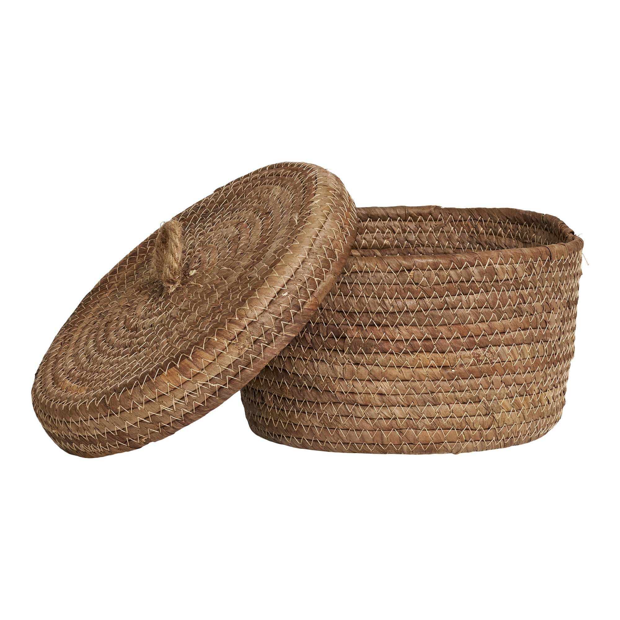 DESIO Korgar i bananblad, natur (2-pack)