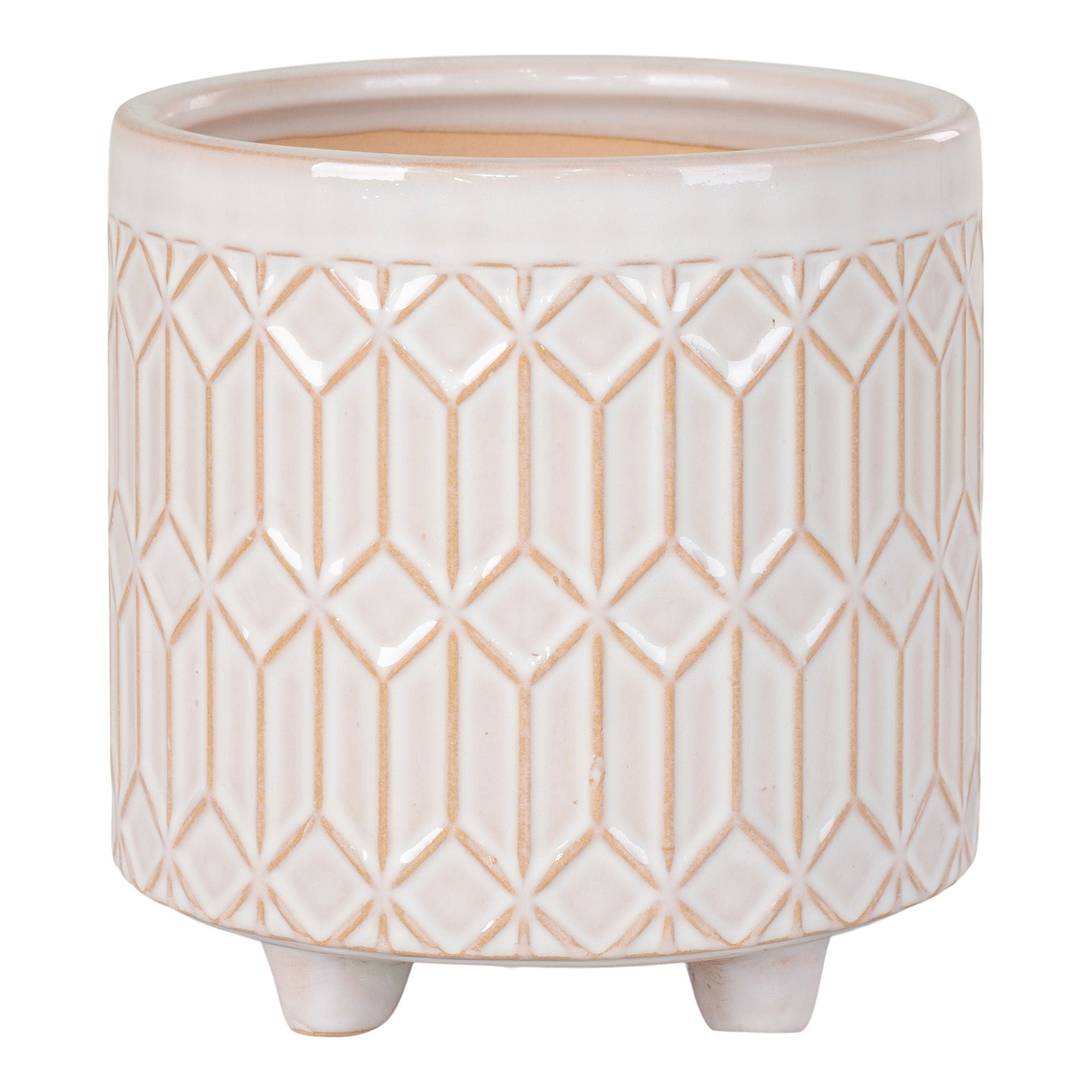 FLOWERPOT Kruka, keramik, vit