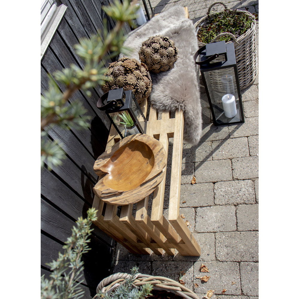 RIO Skål, teak natur