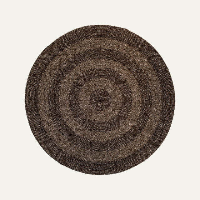 Rug Ella Black/natural D150cm, Dixie, mattor