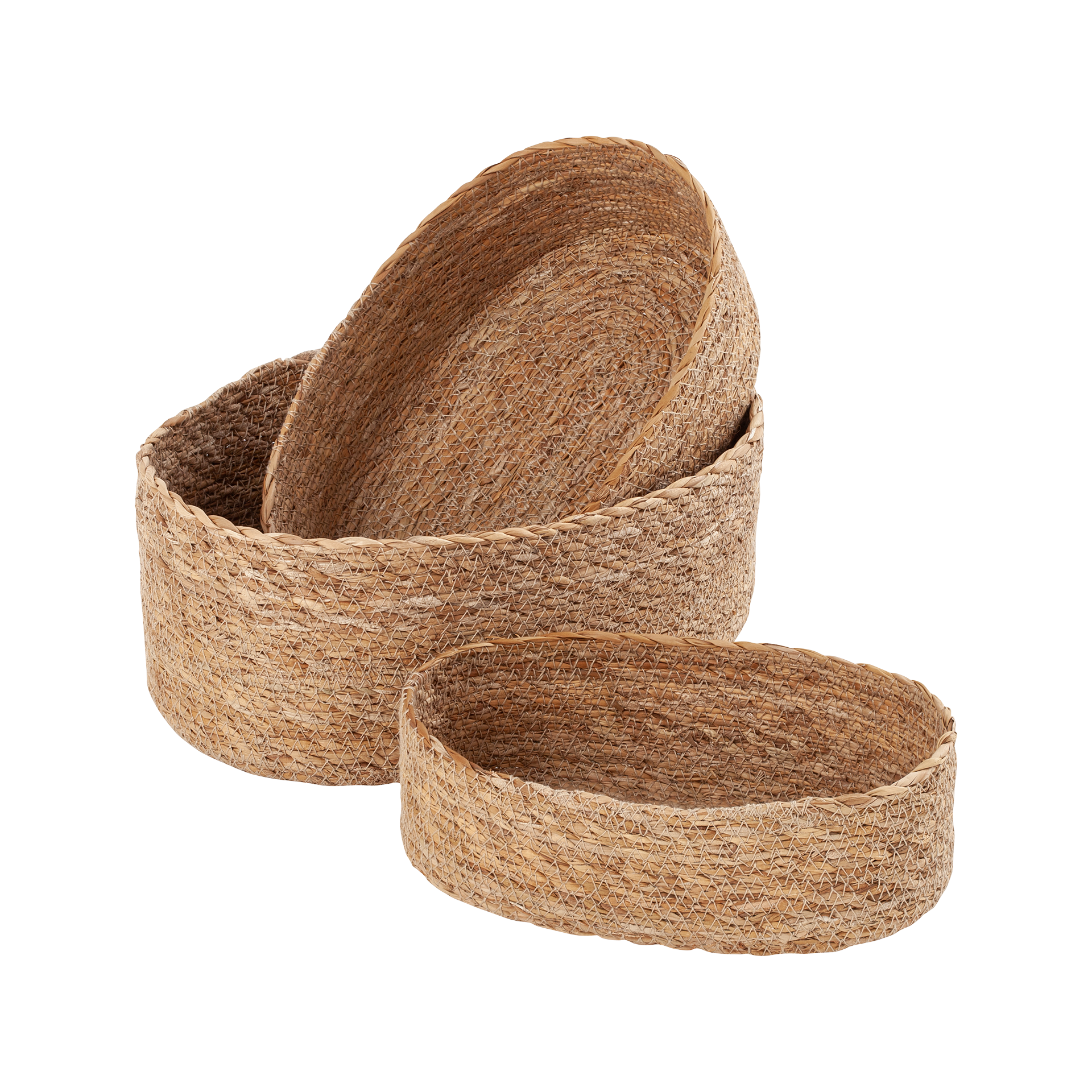 Bread Basket Oval Emil Natural S/3, Dixie, korgar