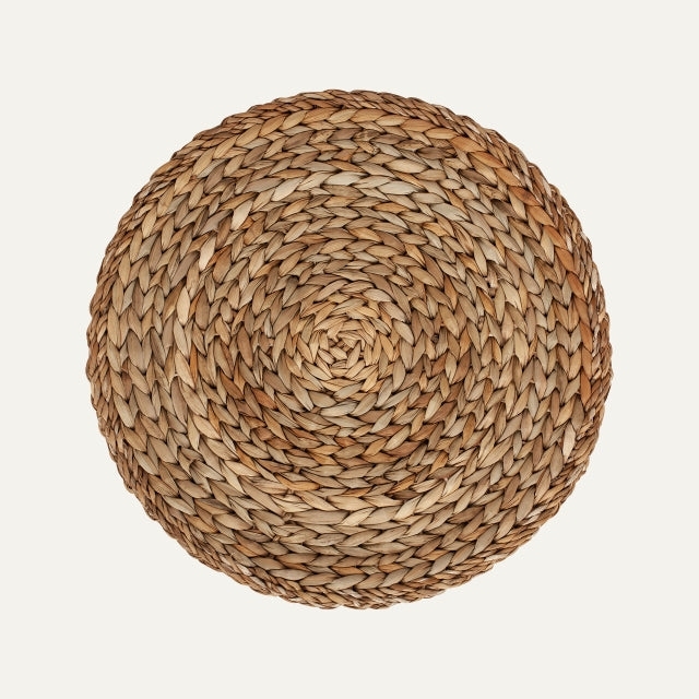 Placemat Esther Natural D38cm, Dixie, bordstabletter