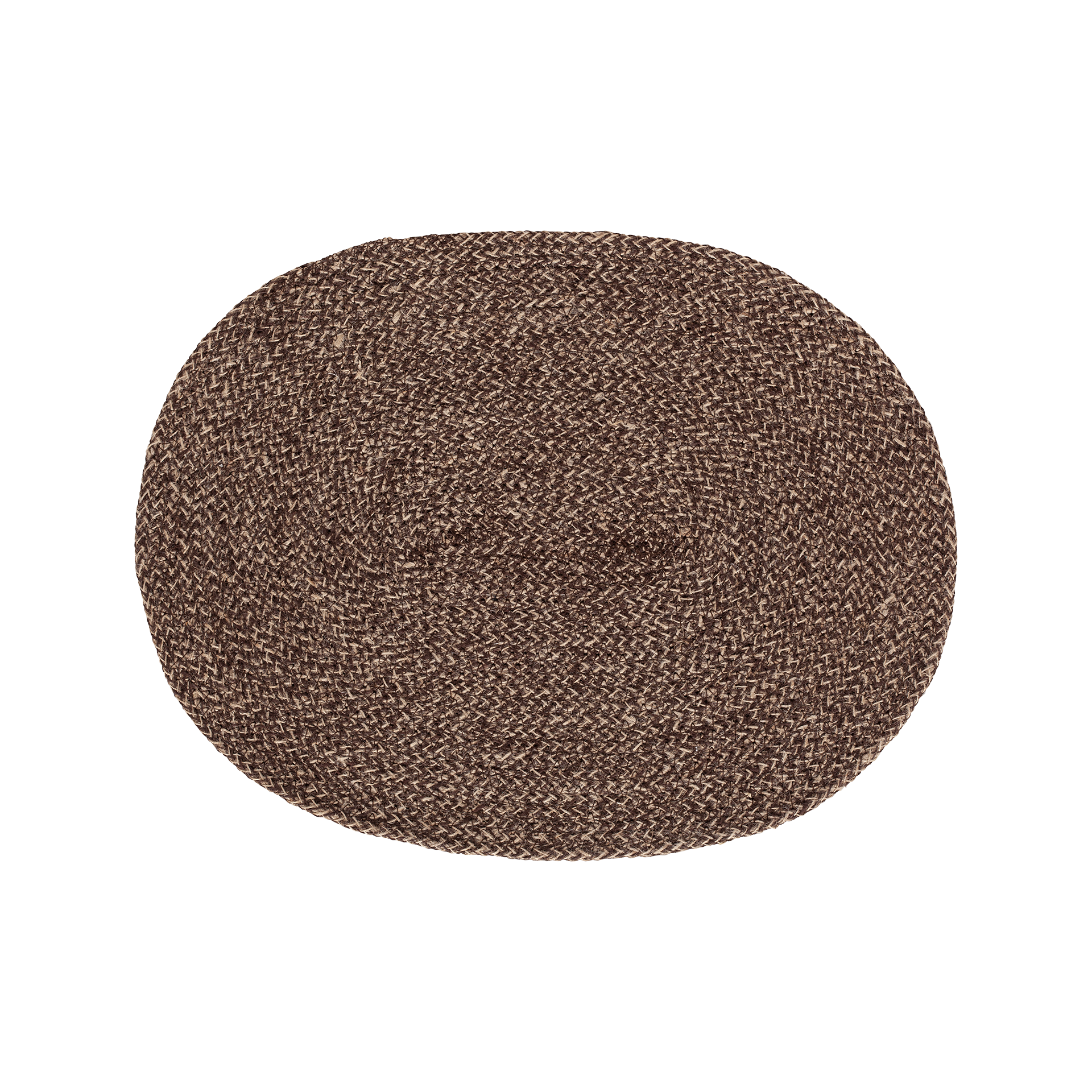 Placemat Ella Brown/natural Oval, Dixie, bordstabletter