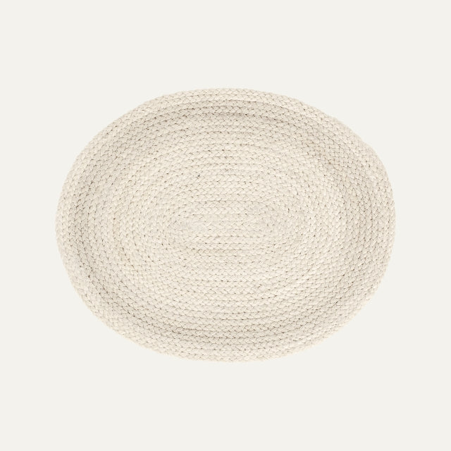 Placemat Elin White Oval, Dixie, bordstabletter