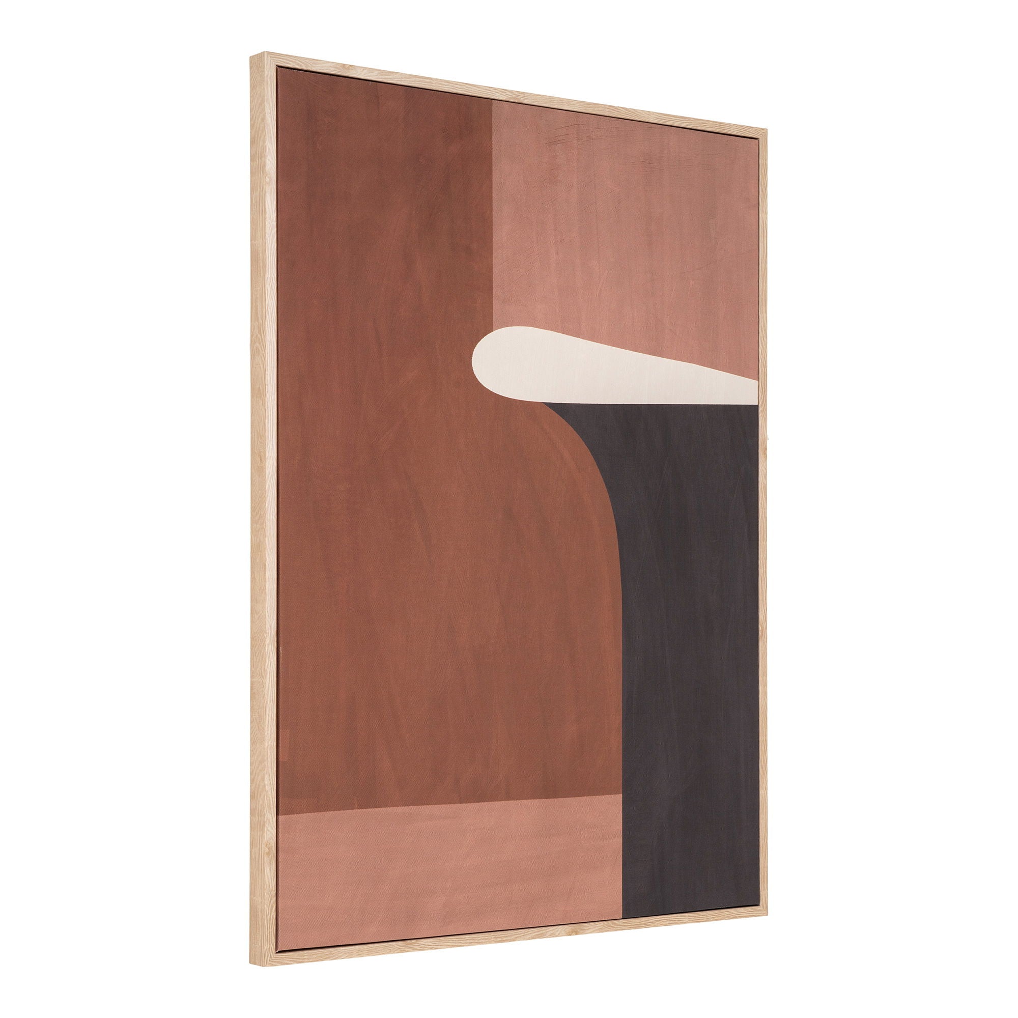 CAPE TOWN Canvastavla, brun/beige