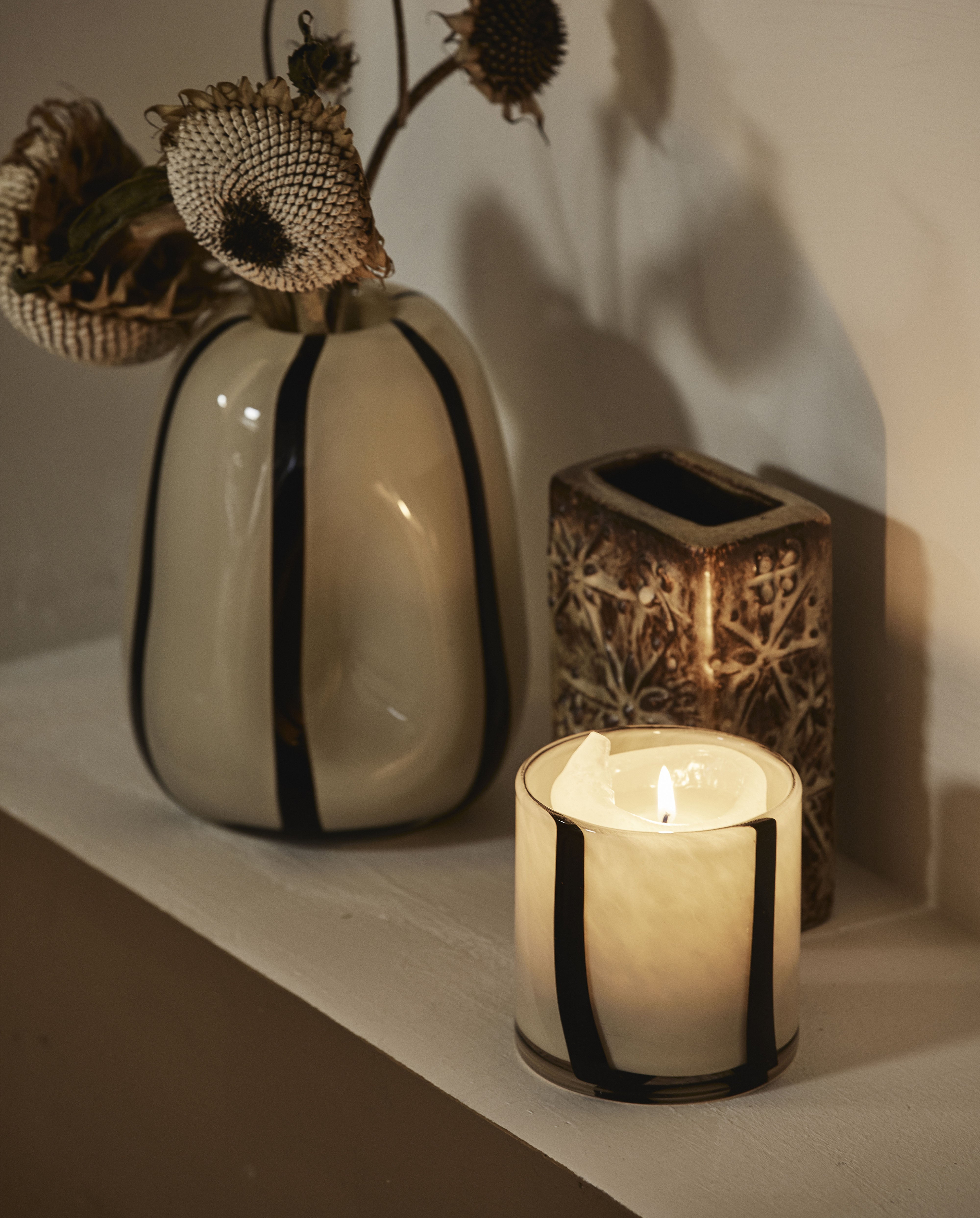 Bohol Vase, L - Off White, Nordal, vaser & skålar