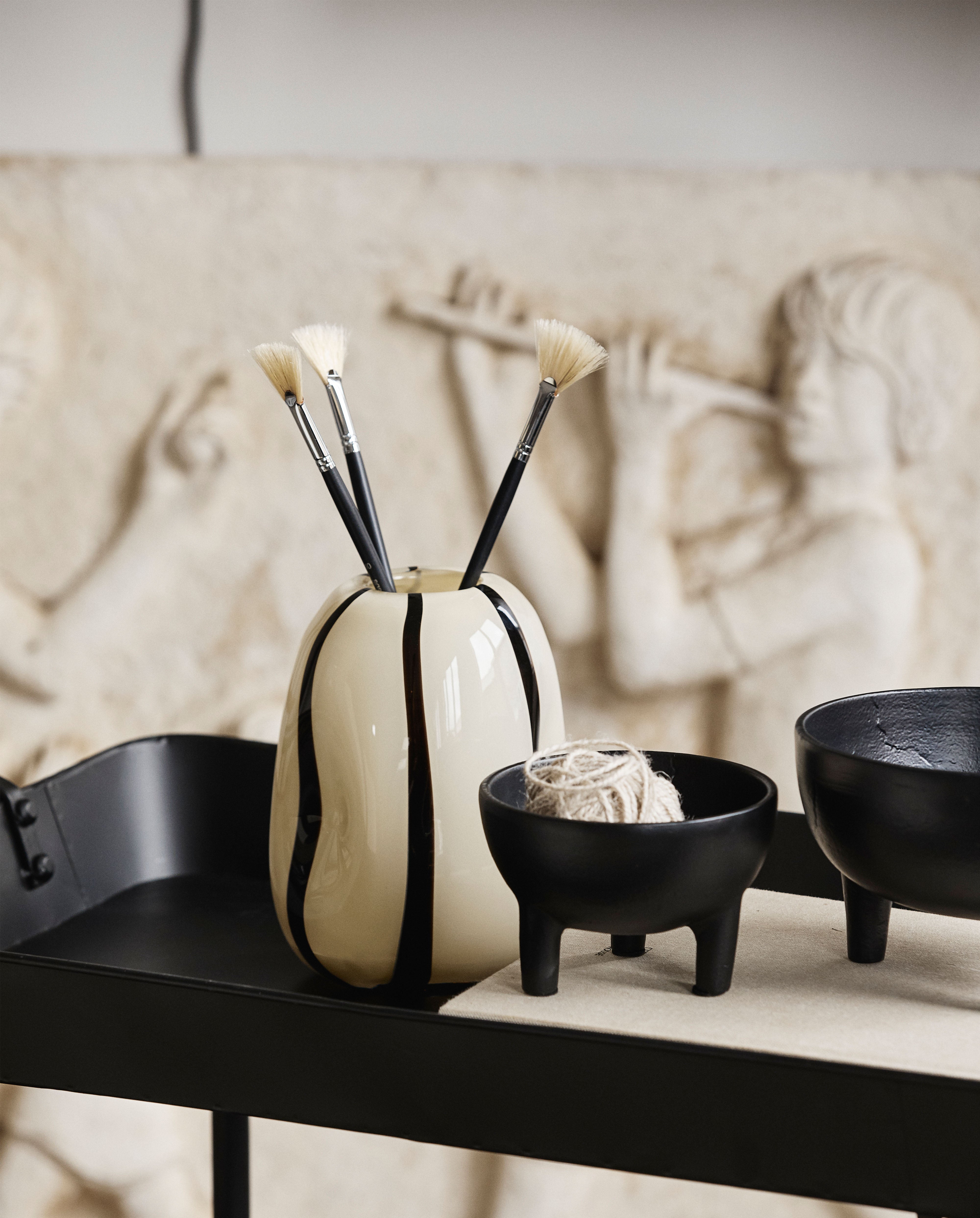 Bohol Vase, S - Off White, Nordal, vaser & skålar