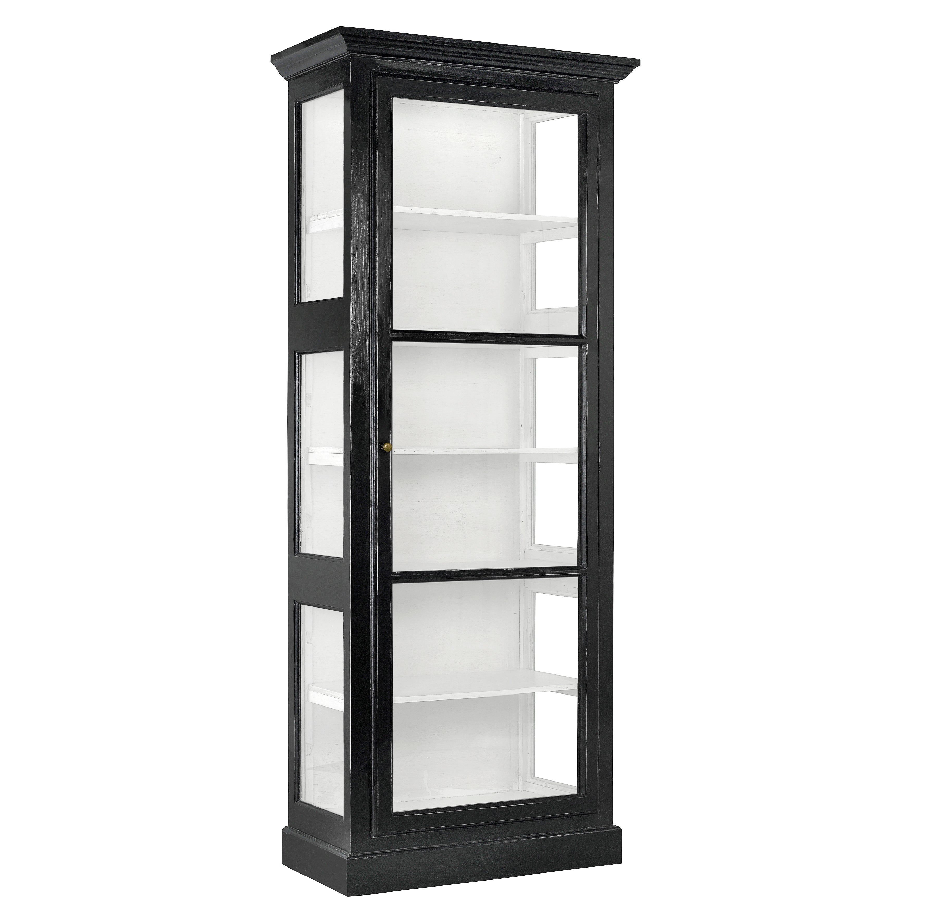 Classic Cabinet, Single, Black, Nordal, bokhyllor