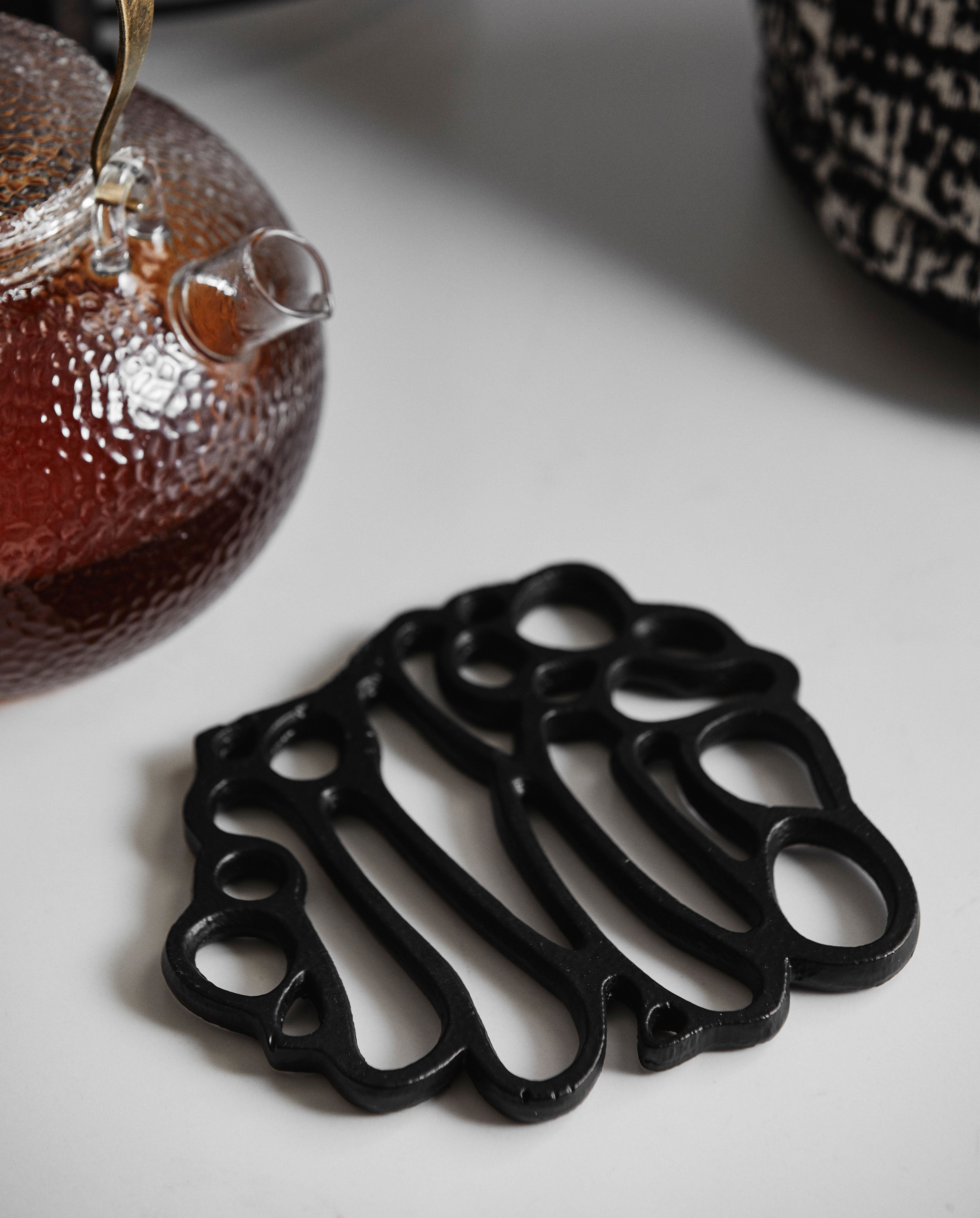 Cecley Coaster, Aluminum - Black, Nordal, köksredskap