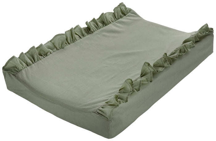 Skötbäddsöverdrag Volang 50x70 Cm Grön, Borganäs of Sweden, barnartiklar badrum