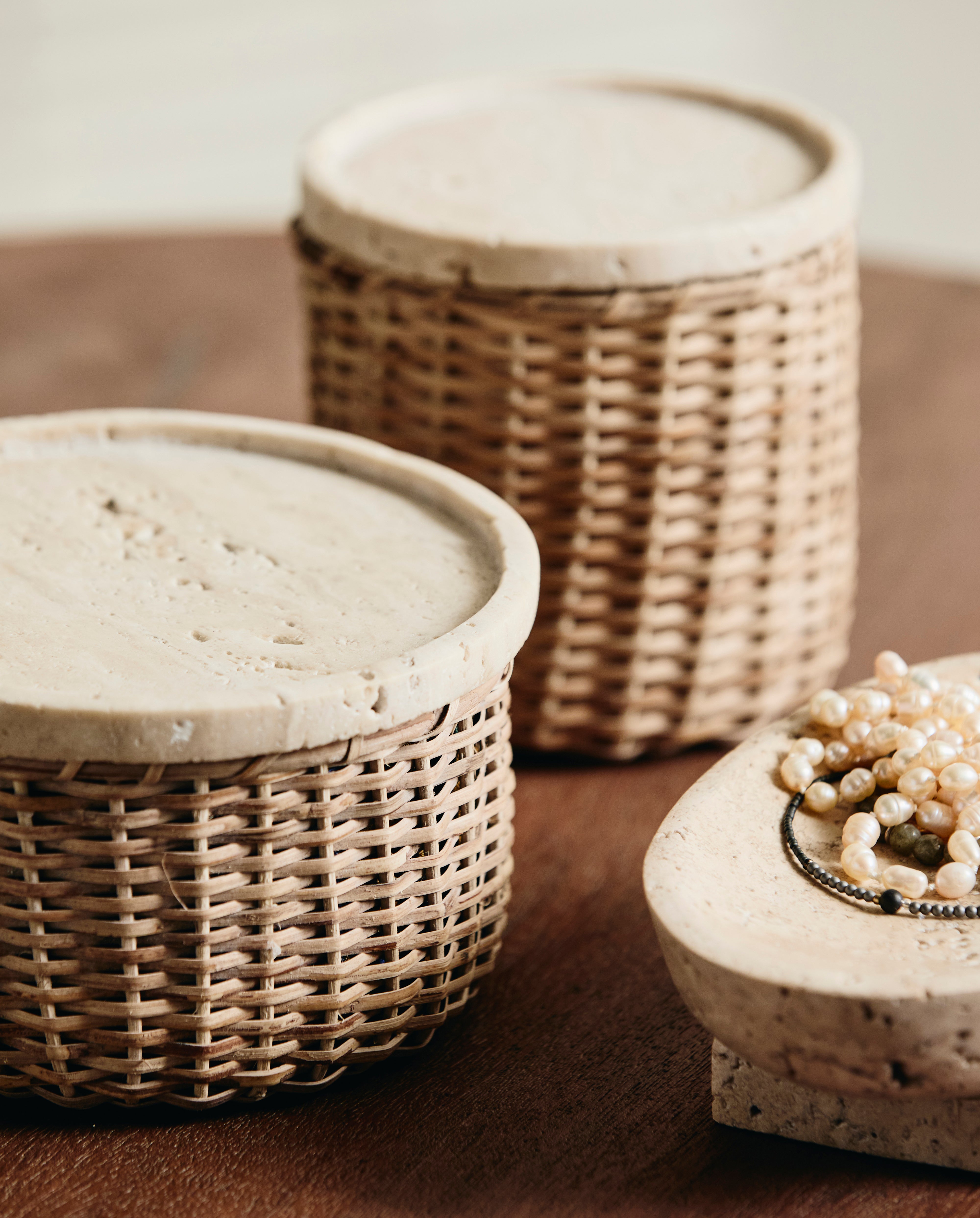 Arica Storage W. Lid, L - Nature, Nordal, förvaring