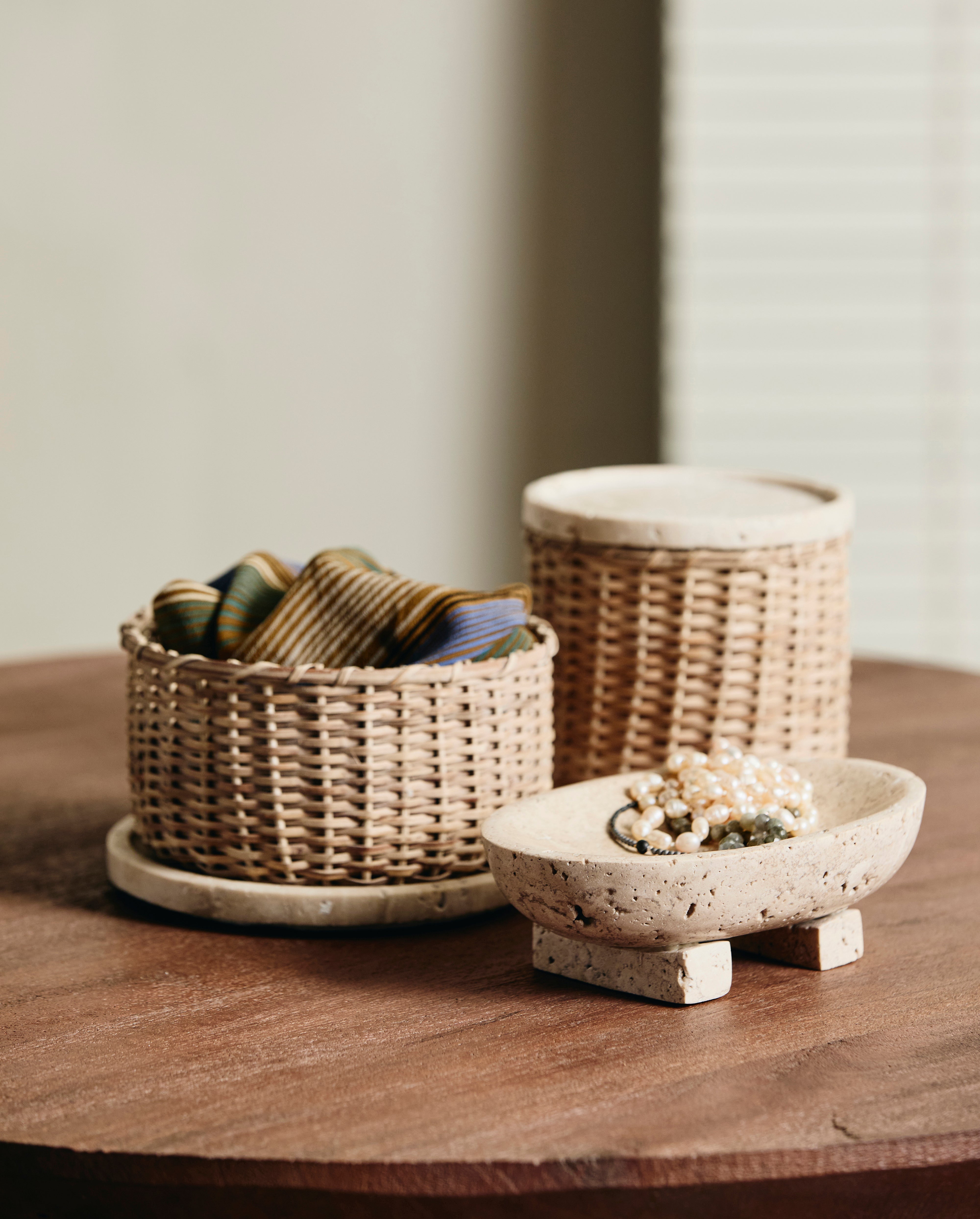 Arica Storage W. Lid, L - Nature, Nordal, förvaring