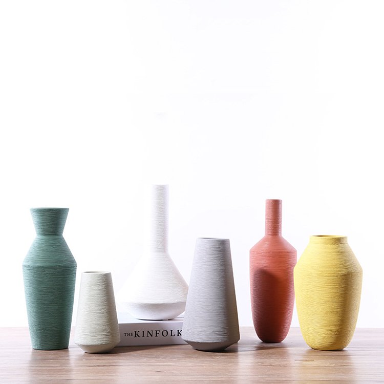 Corbel – Keramikvas, Röd, Flora Grossist, vaser-och-krukor