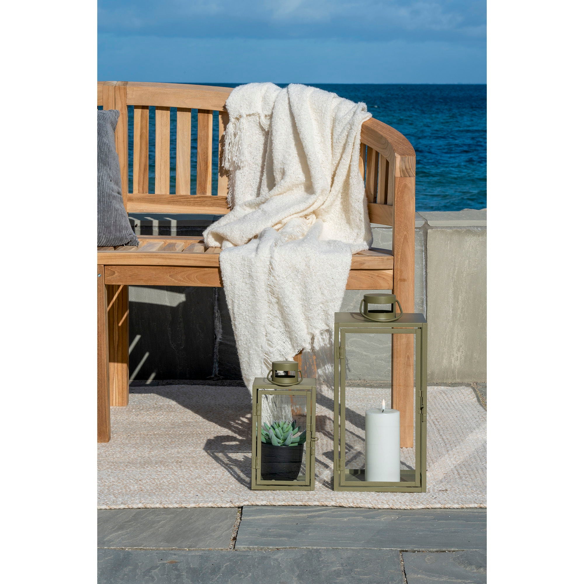 CORFU Lyktor, grön 2-pack