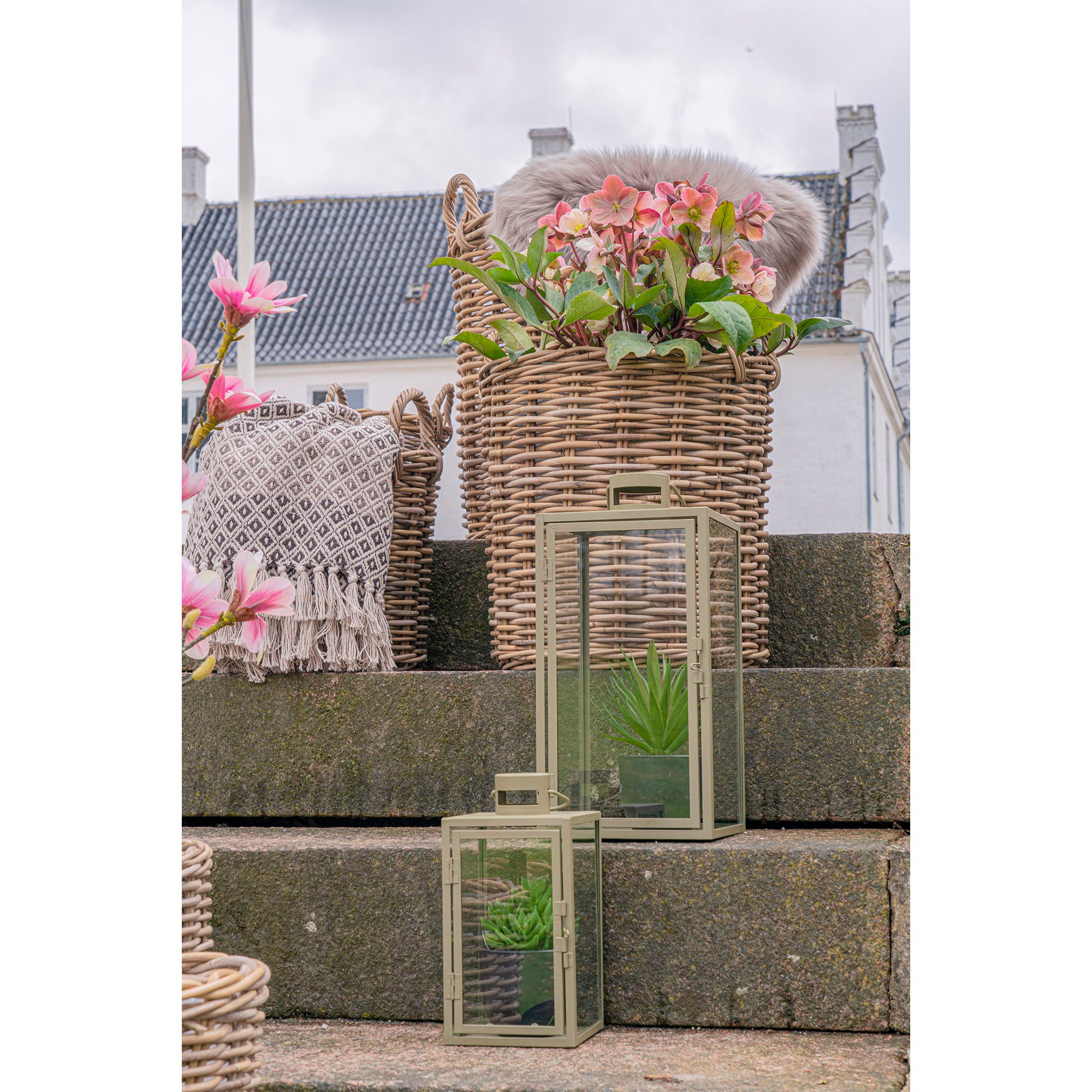 CORFU Lyktor, grön 2-pack