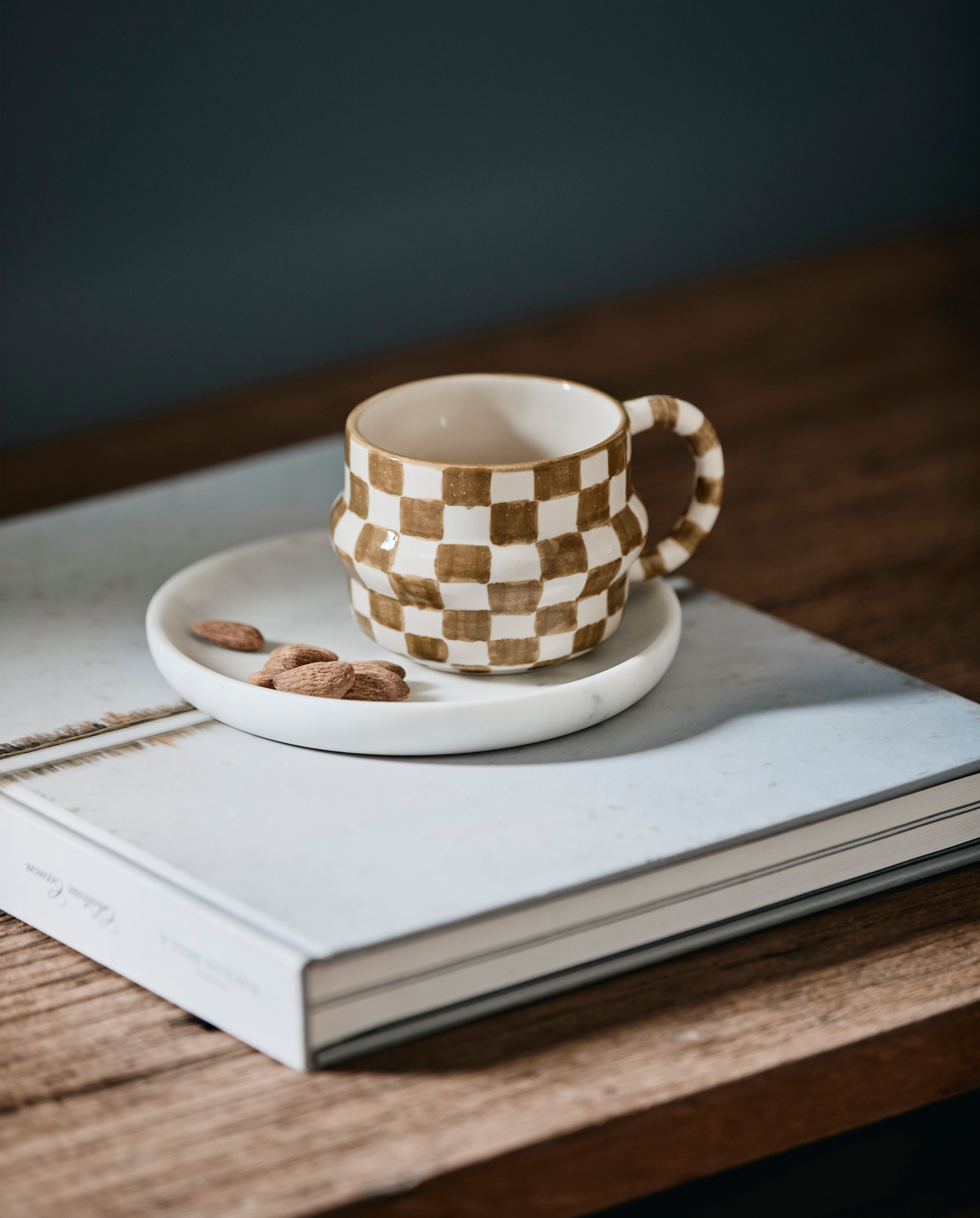Ysia Cup, Check - Green/ivory, Nordal, koppar och muggar