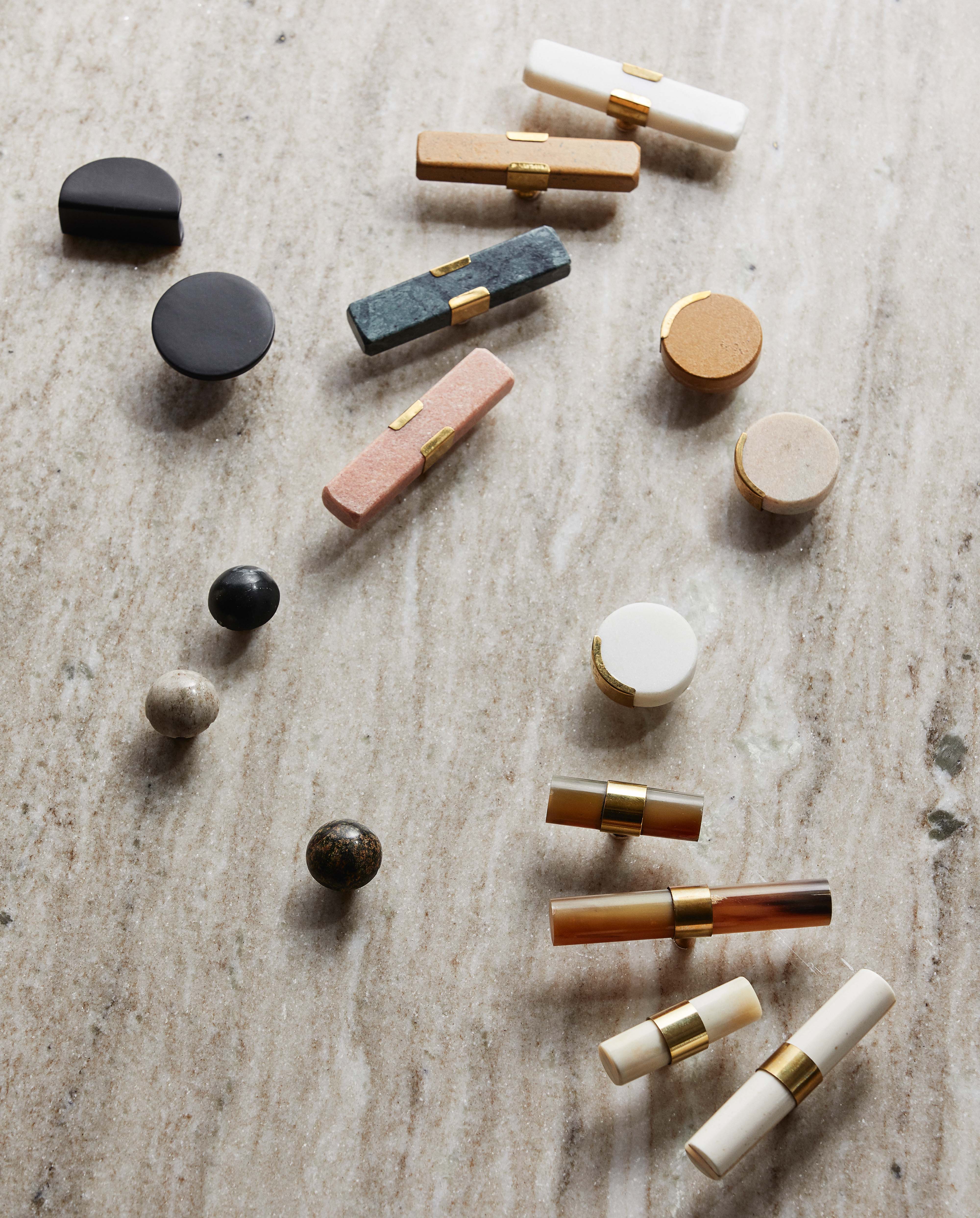 Acton Knob, Marble - Sand, Nordal, hängare & krokar