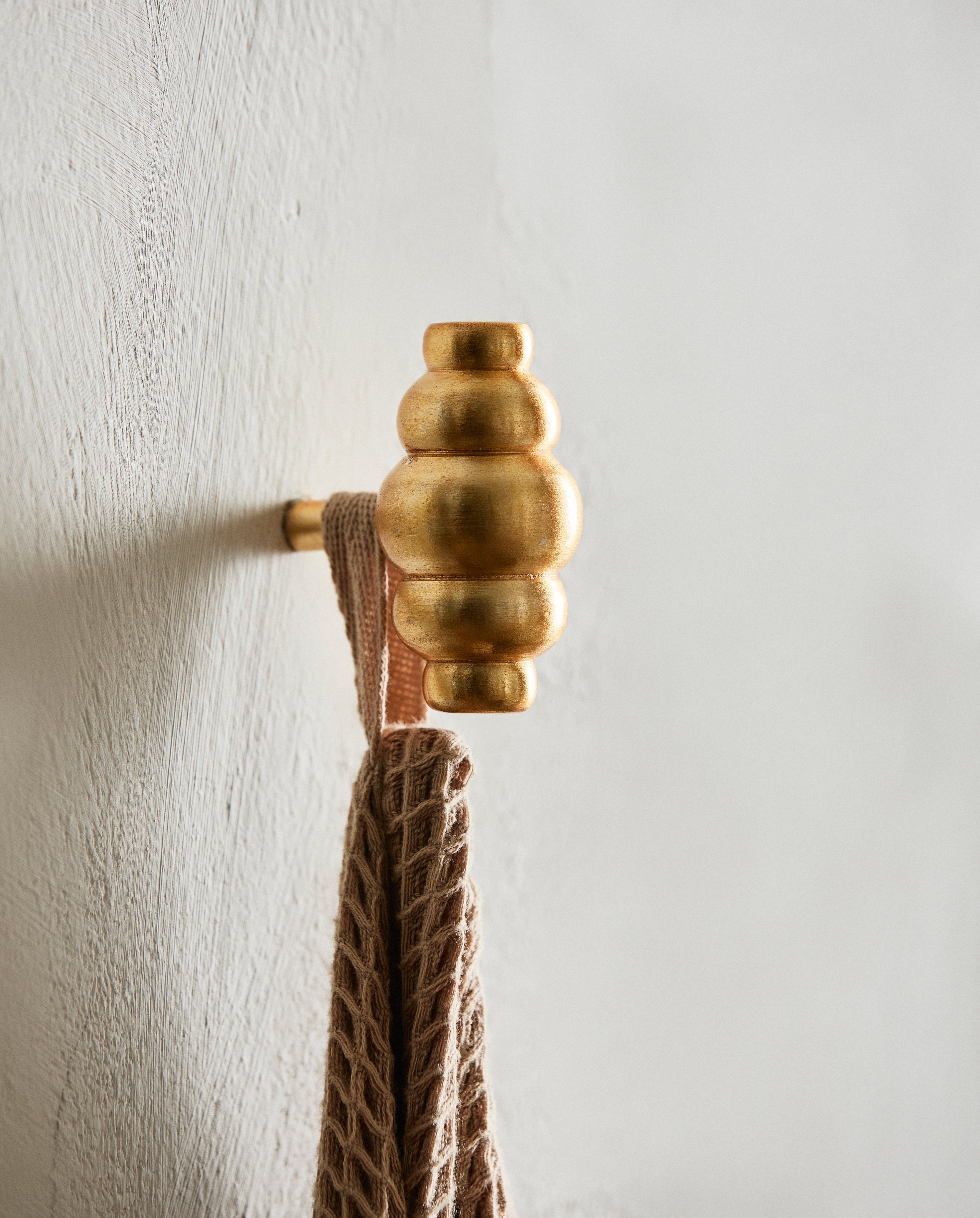 Basu Knob - Brass Finish, Nordal, hängare & krokar