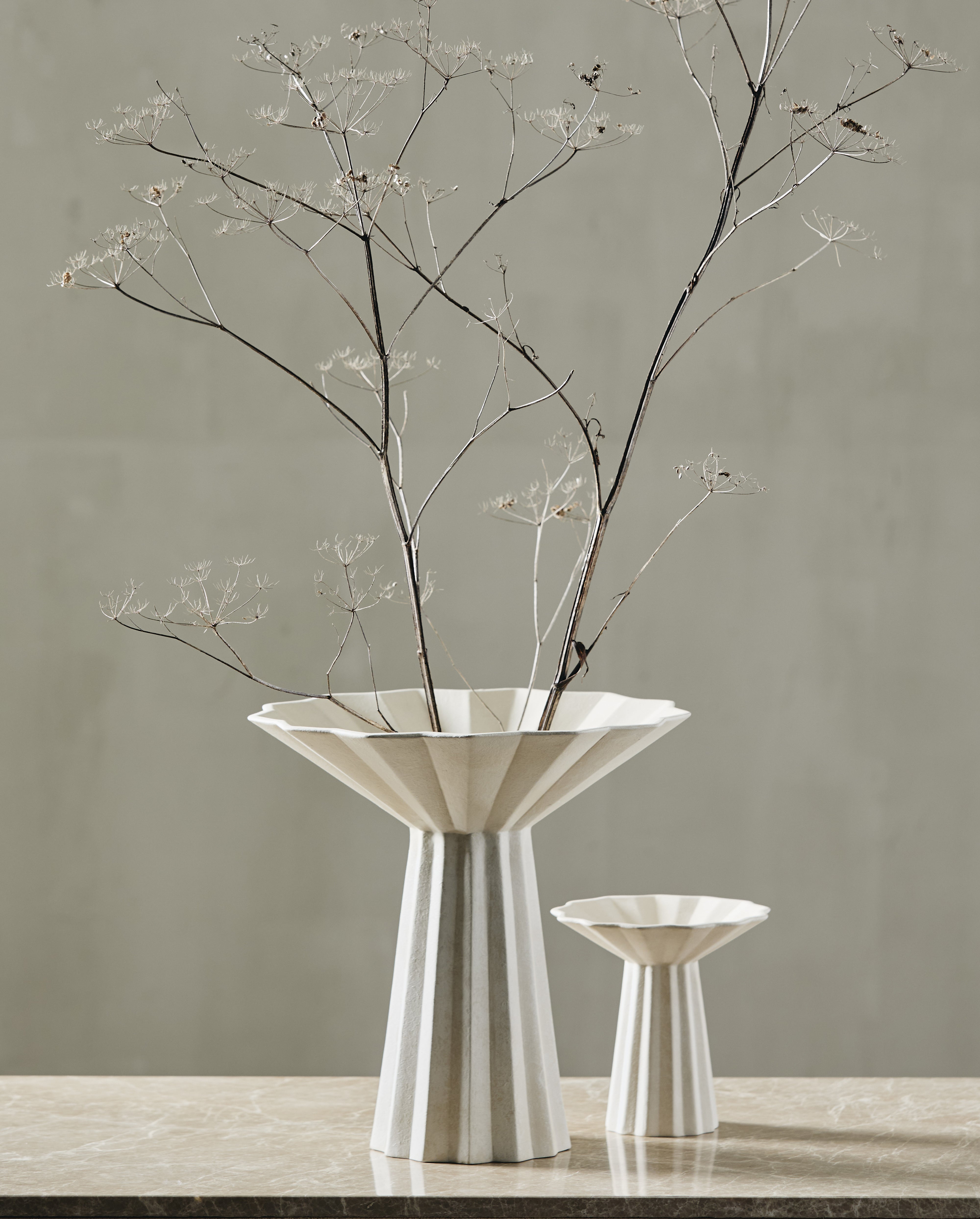 Minu Vase, S - Ivory, Nordal, vaser & skålar