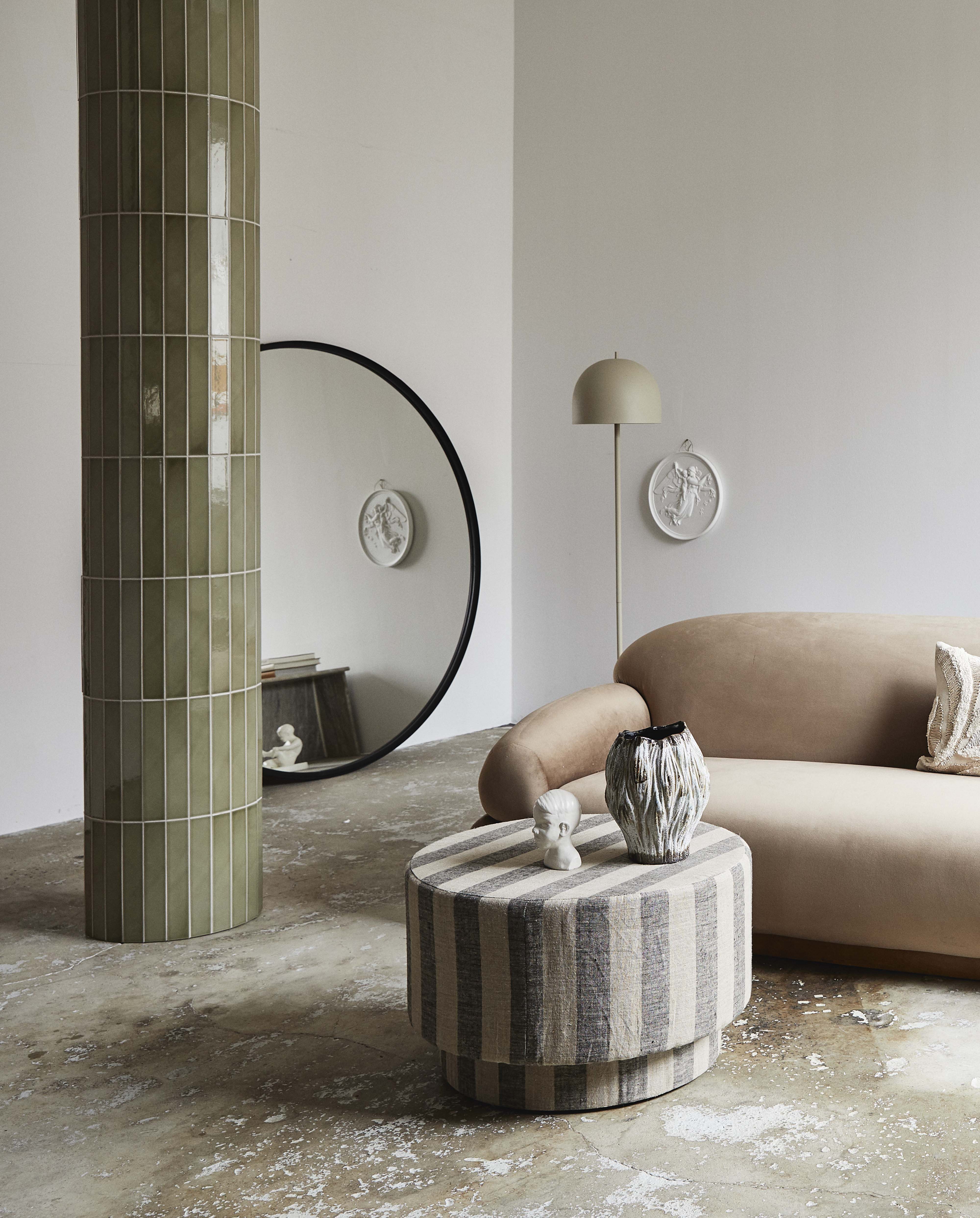 Ladoga Pouf - Stripe Version, Nordal, bänkar & pallar