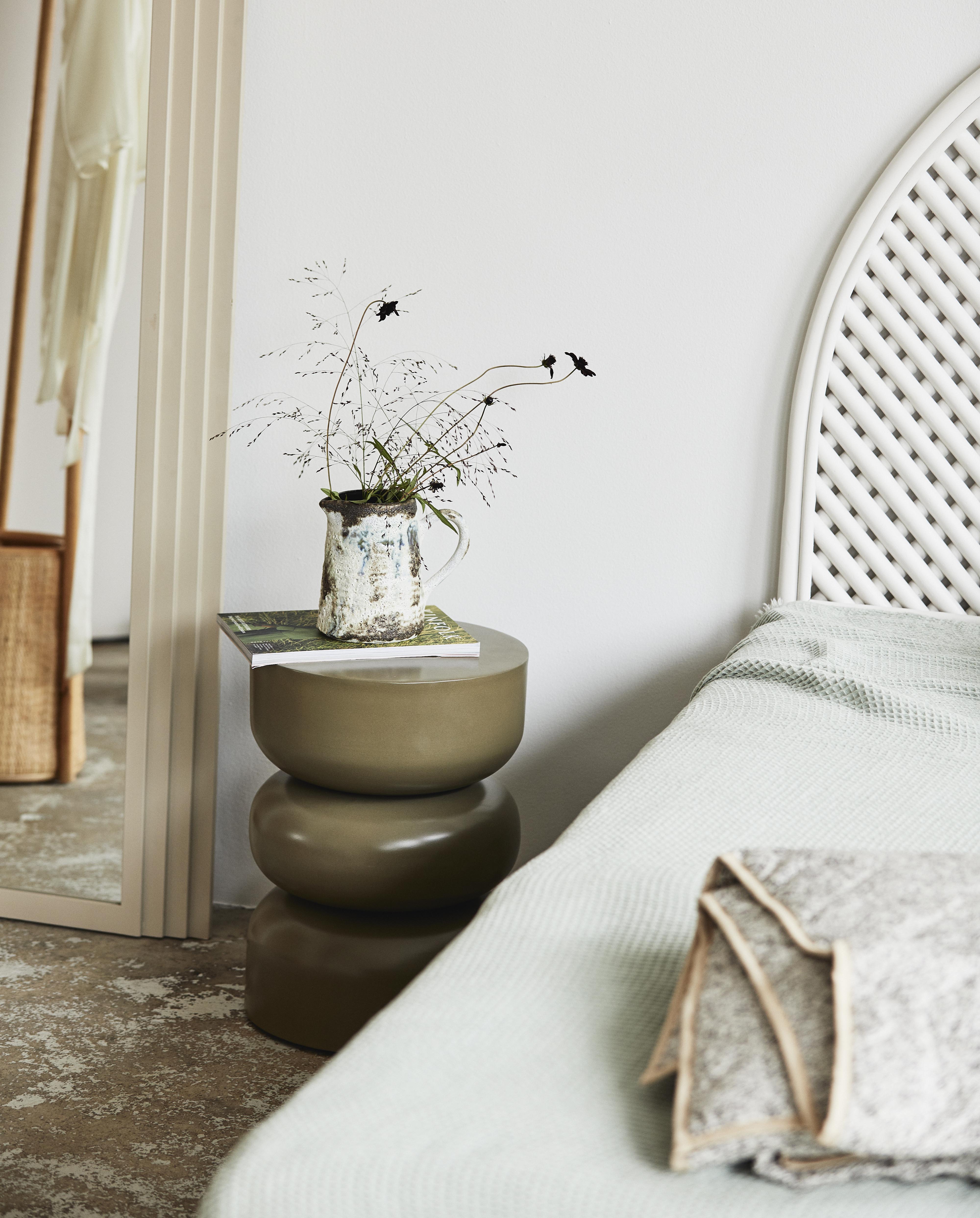 Alma Side Table - Dark Green, Nordal, bord