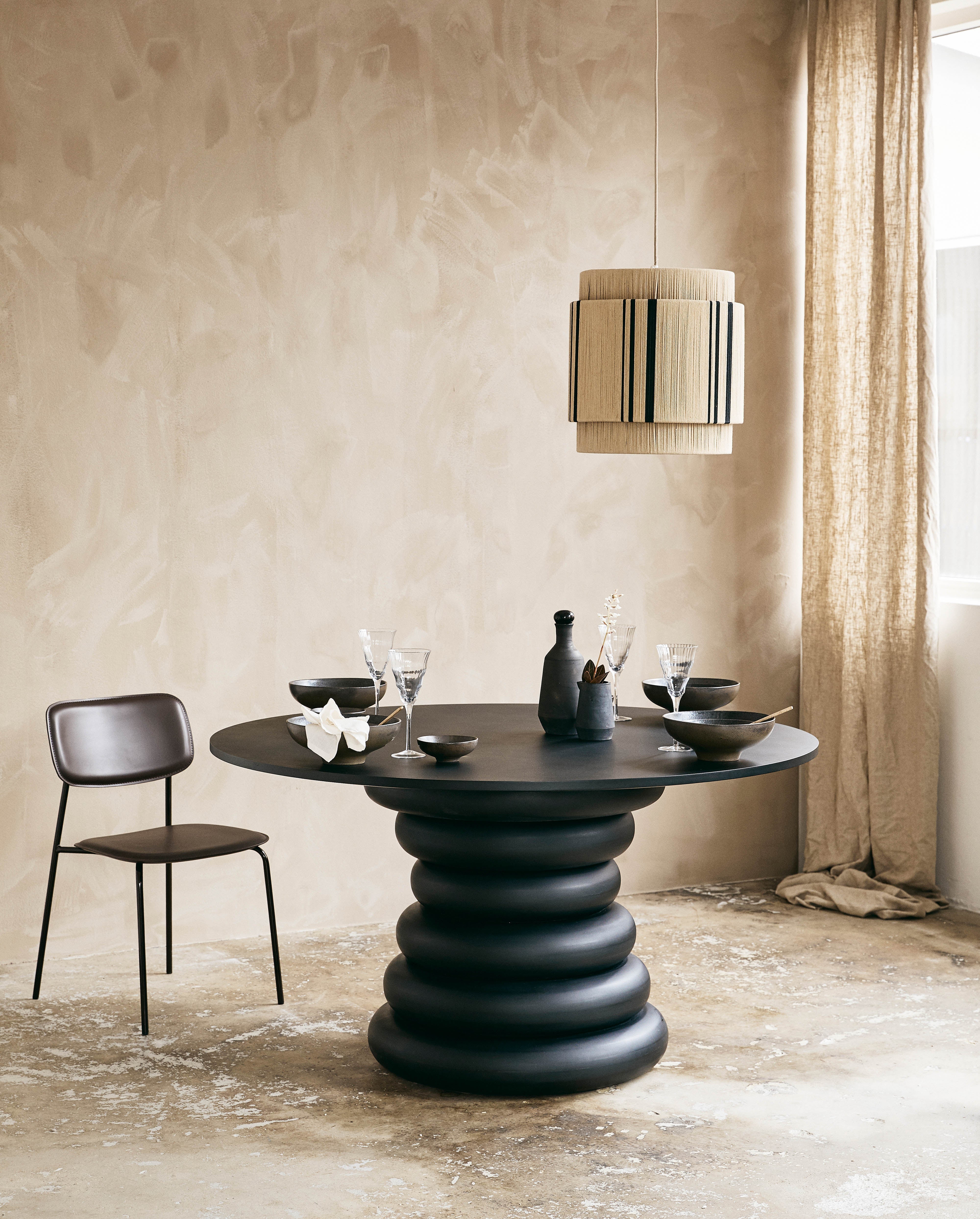 Yalu Dining Table - Black, Nordal, bord