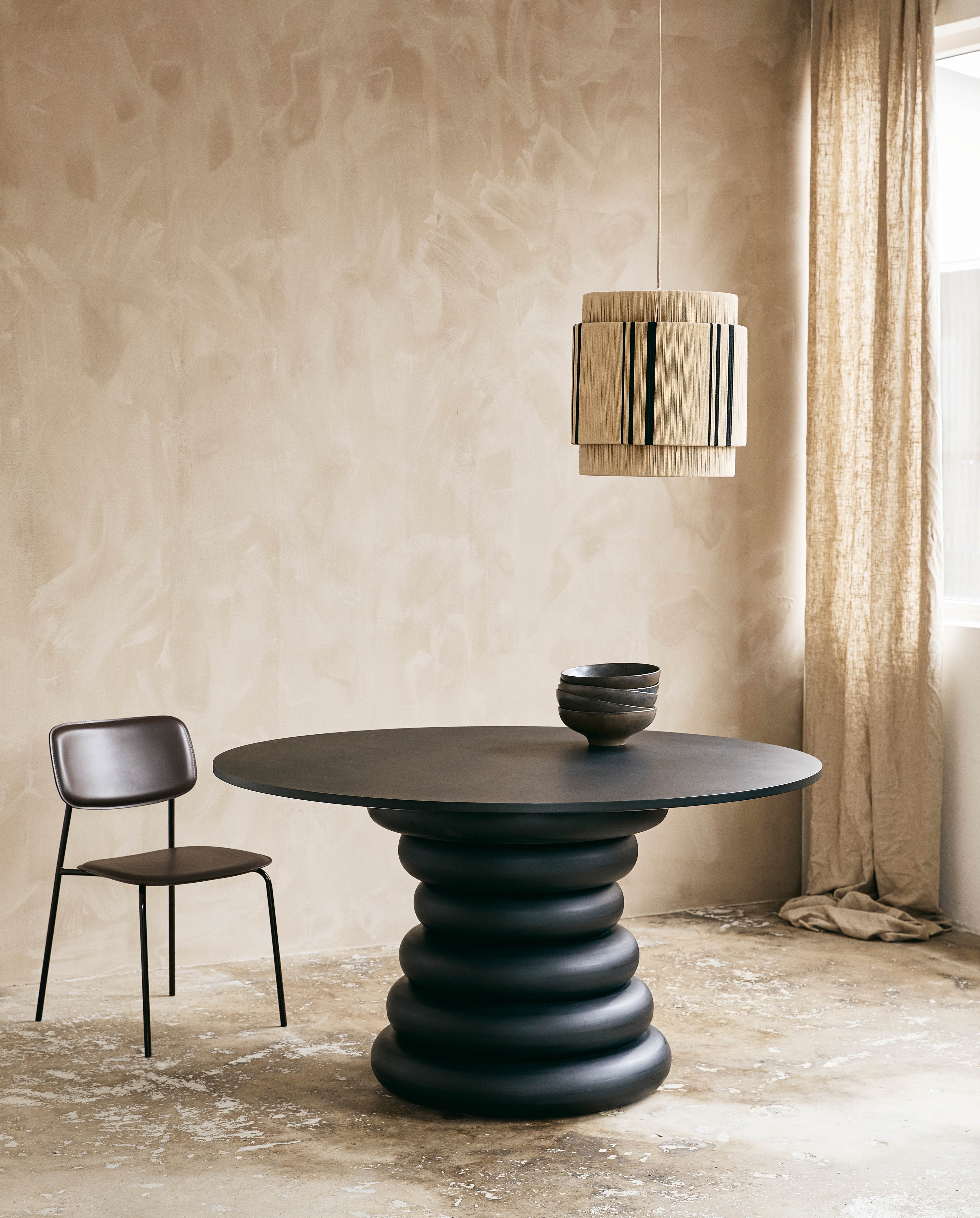 Yalu Dining Table - Black, Nordal, bord