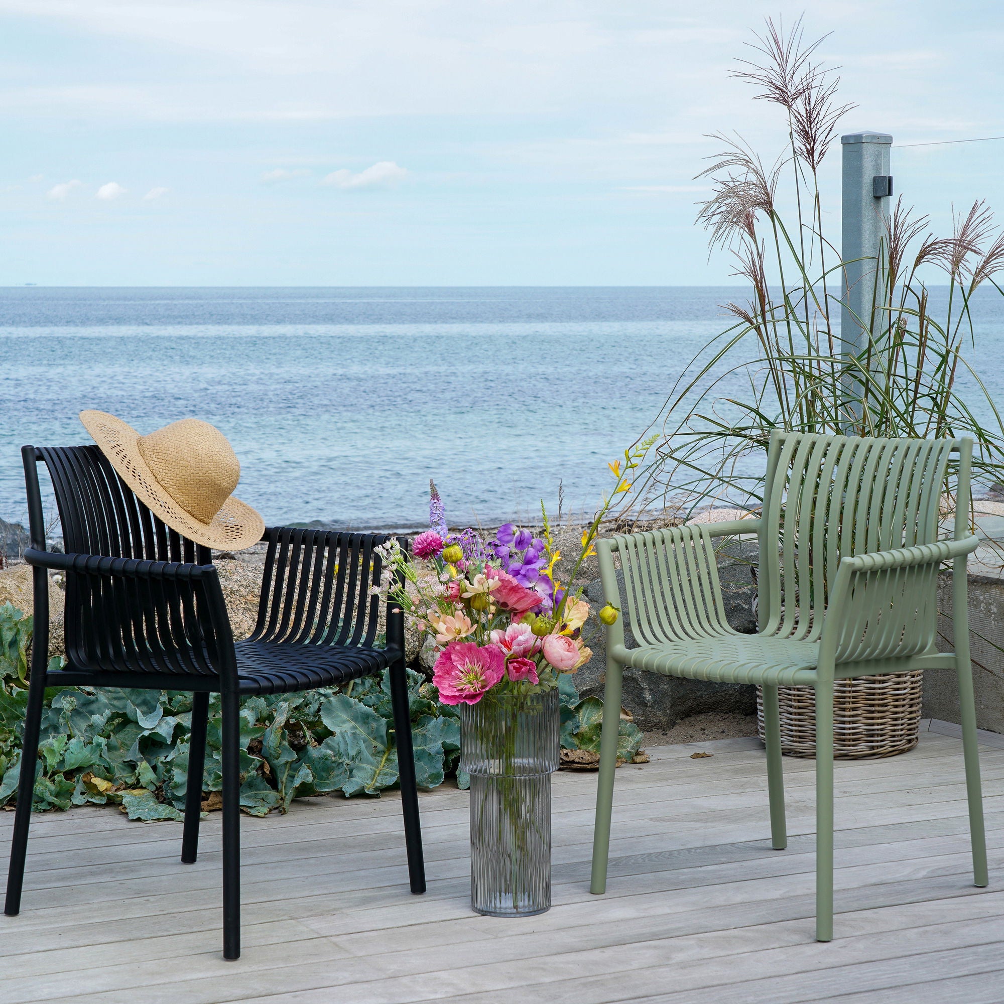 TULSA trädgårdsstol, grön