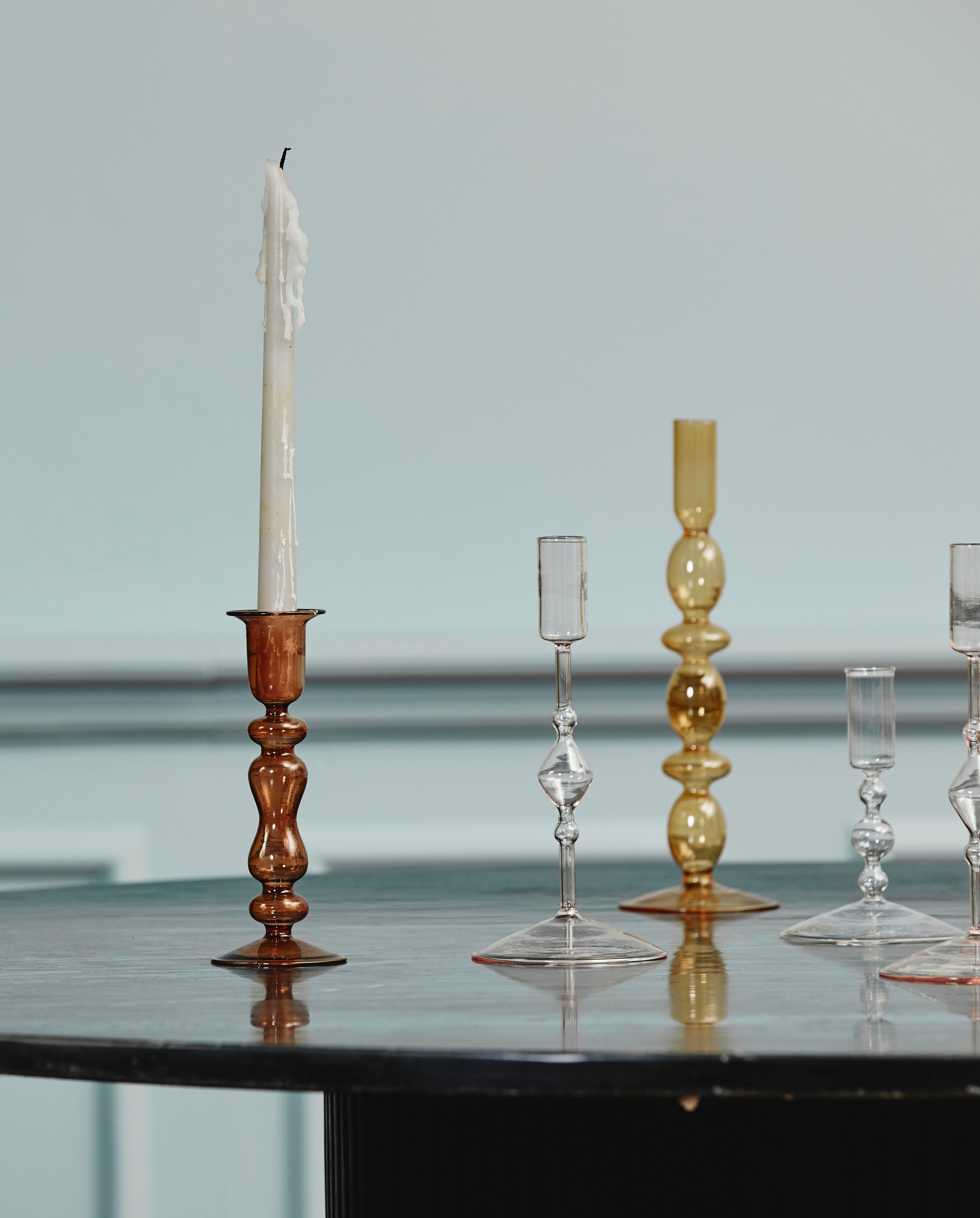 Chiros Candleholder, M, Light Pink, Nordal, ljus & ljuslyktor