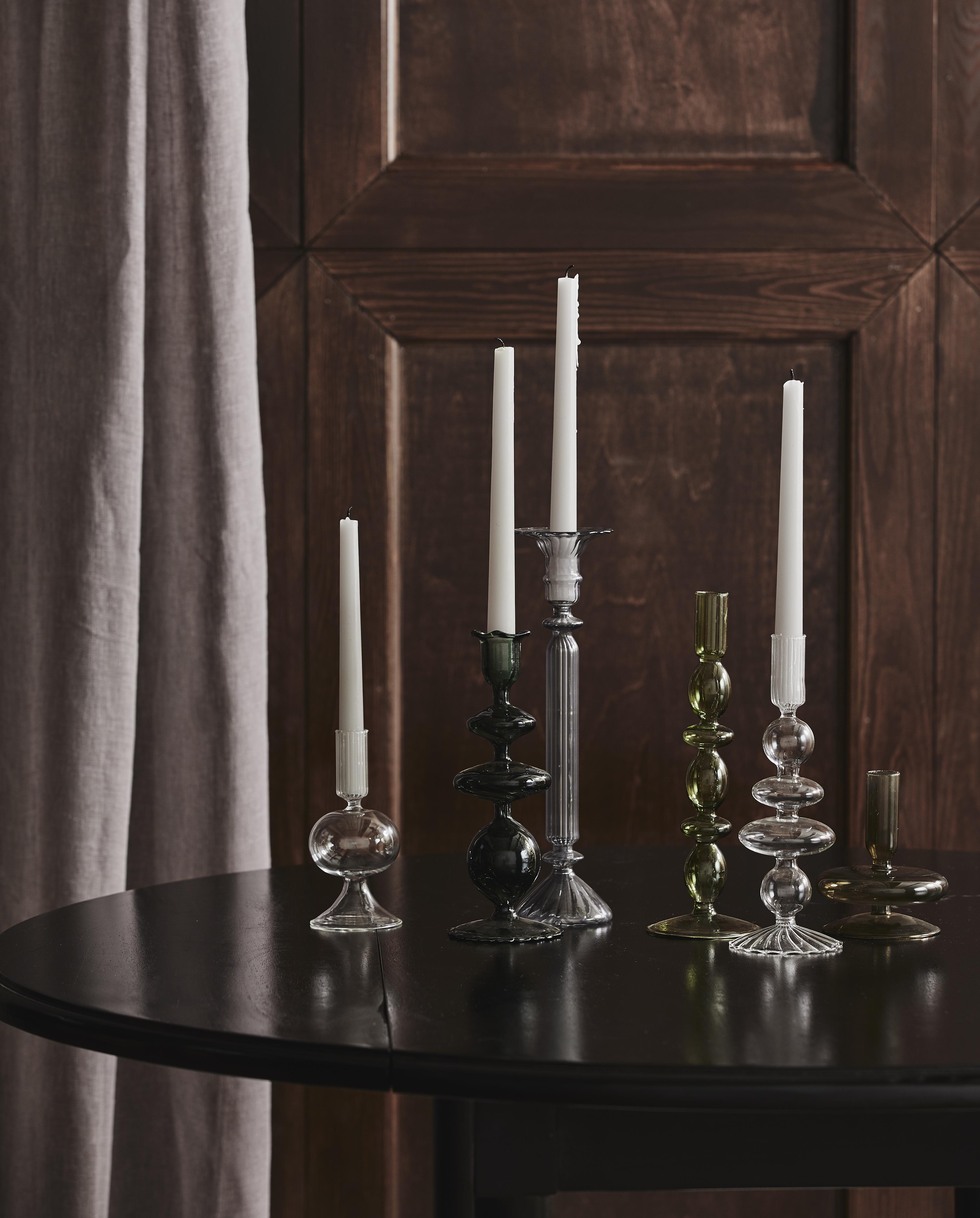 Eriska Candleholder, Smoked, Nordal, ljus & ljuslyktor