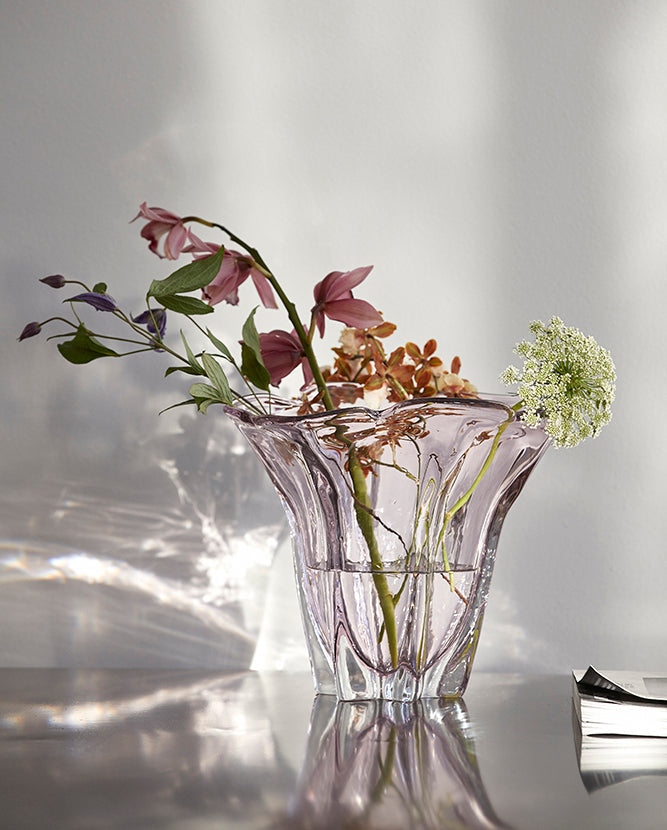 Flotta Vase, Light Pink, Nordal, vaser & skålar