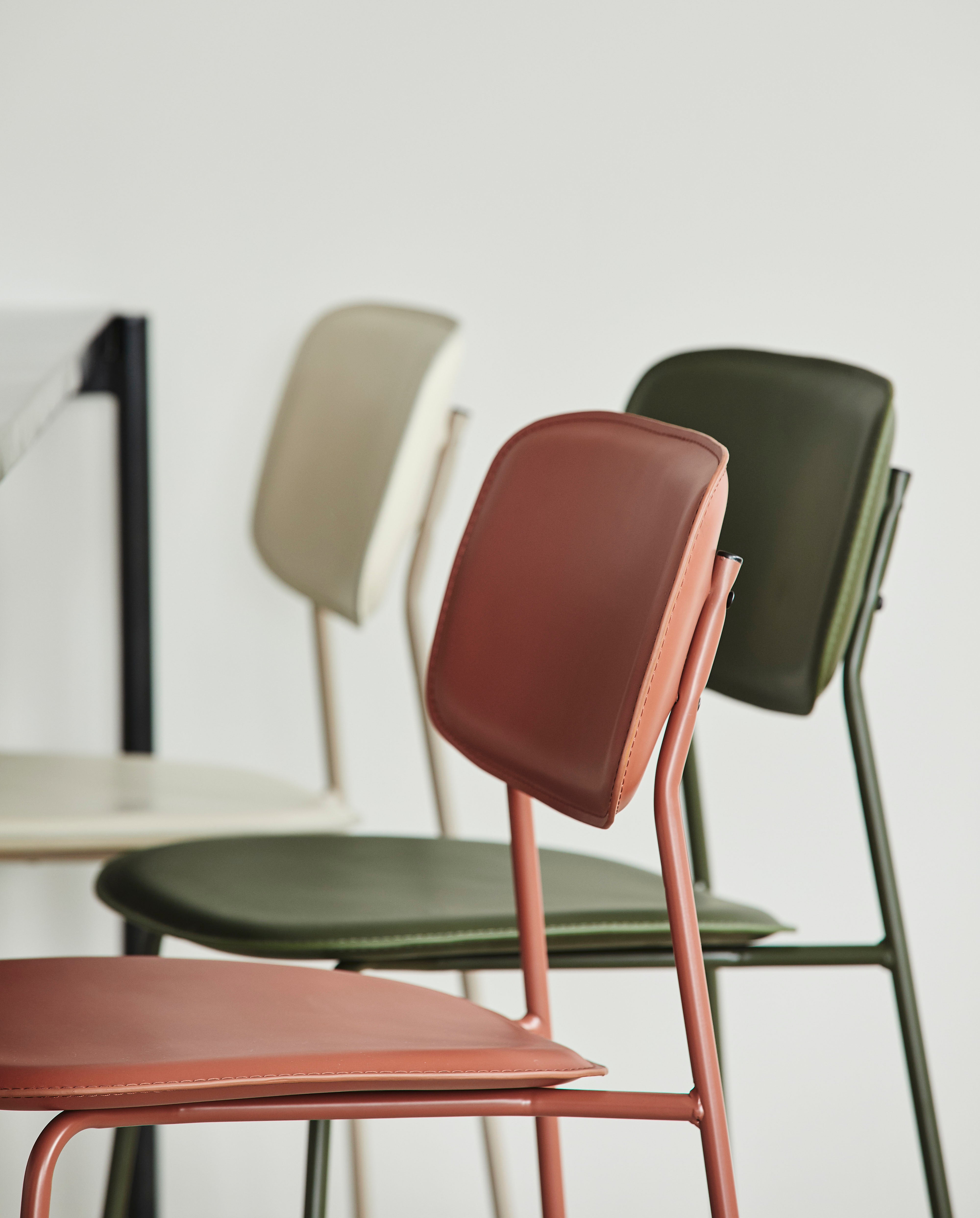 Esa Dining Chair - Rust Red, Nordal, stolar