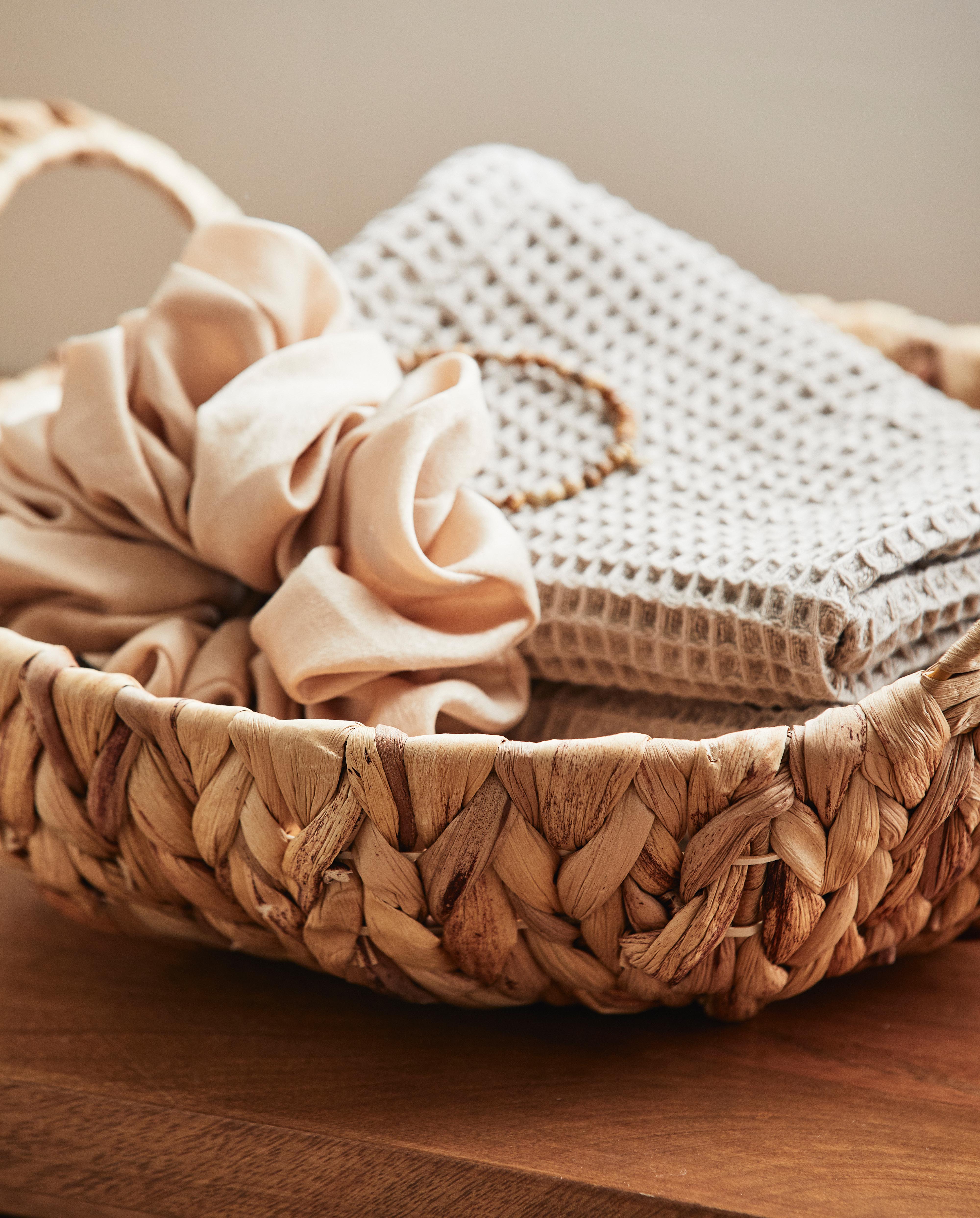 Kotor Basket W. Handle - Nature, Nordal, förvaring