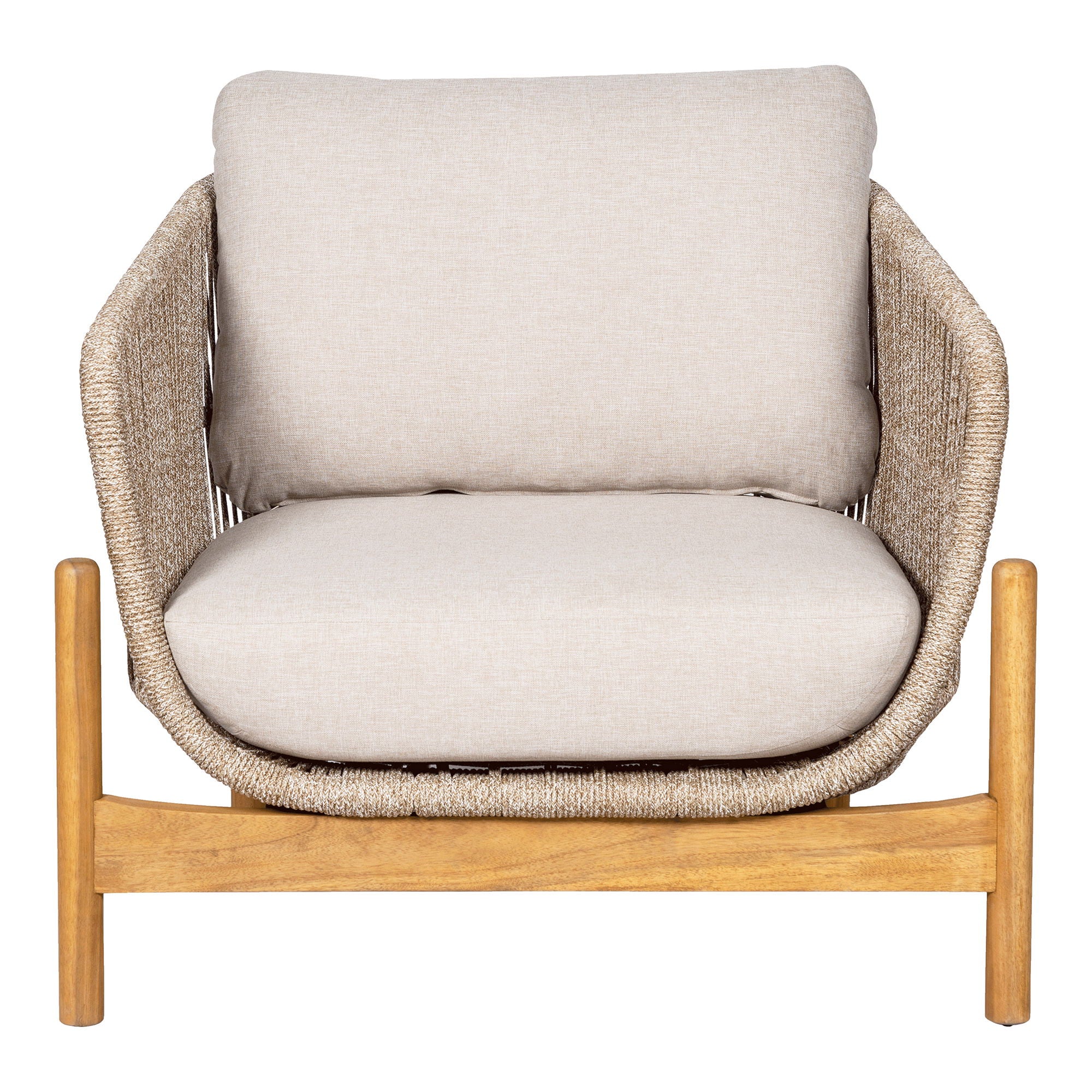 TERRACINA Loungefåtölj, akacia, beige