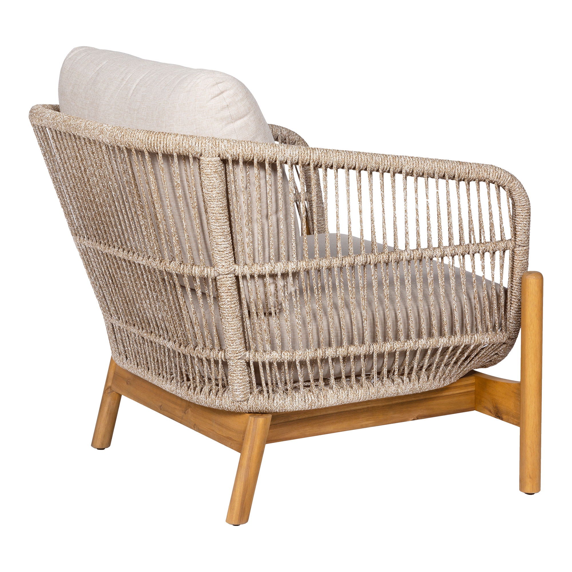 TERRACINA Loungefåtölj, akacia, beige