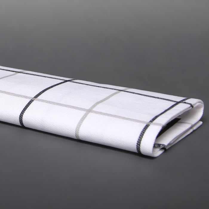 Marcus Handduk 50x70 Cm Vit/svart/grå, Borganäs of Sweden, kökshandukar