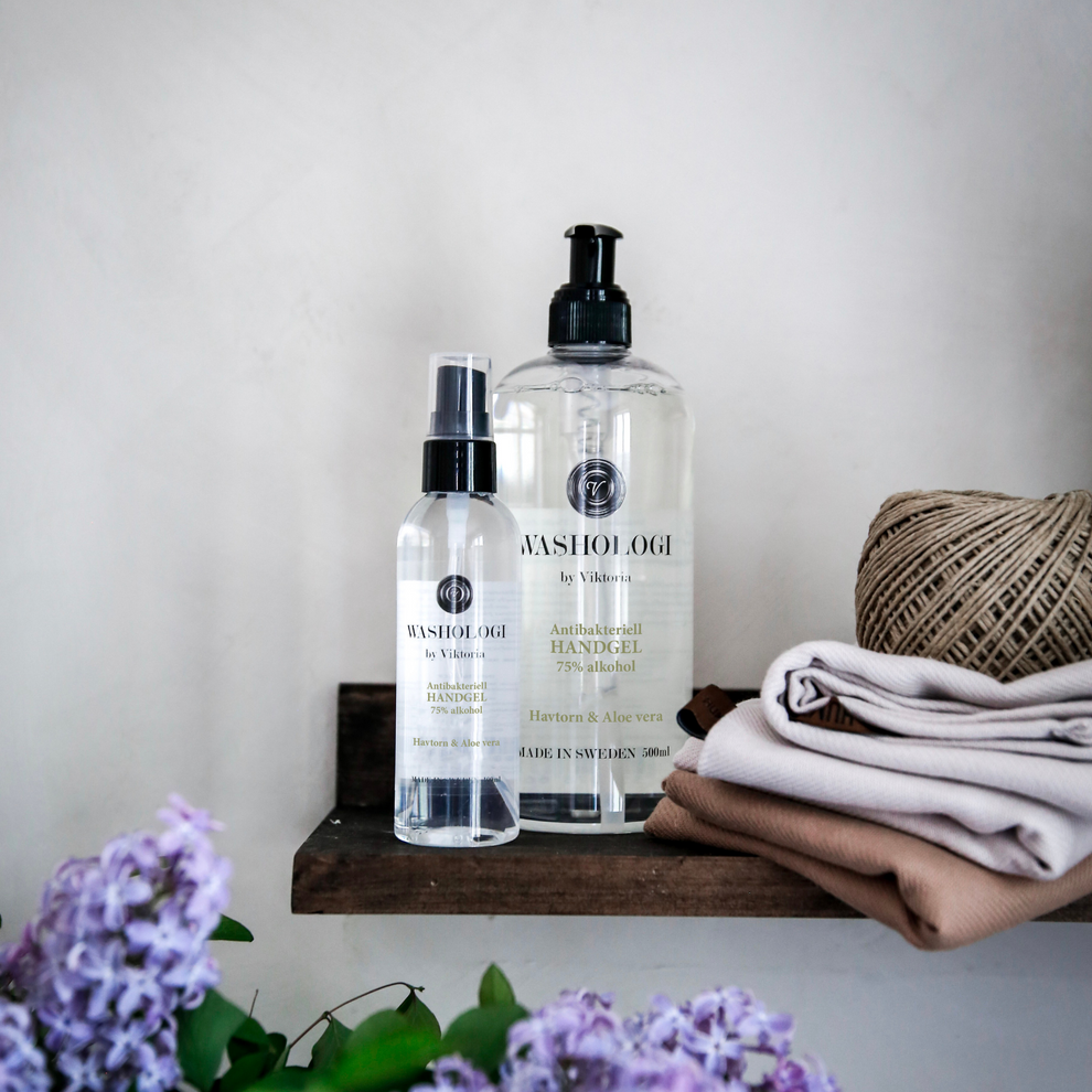 Antibakteriell Handgel 100 ml på hylla