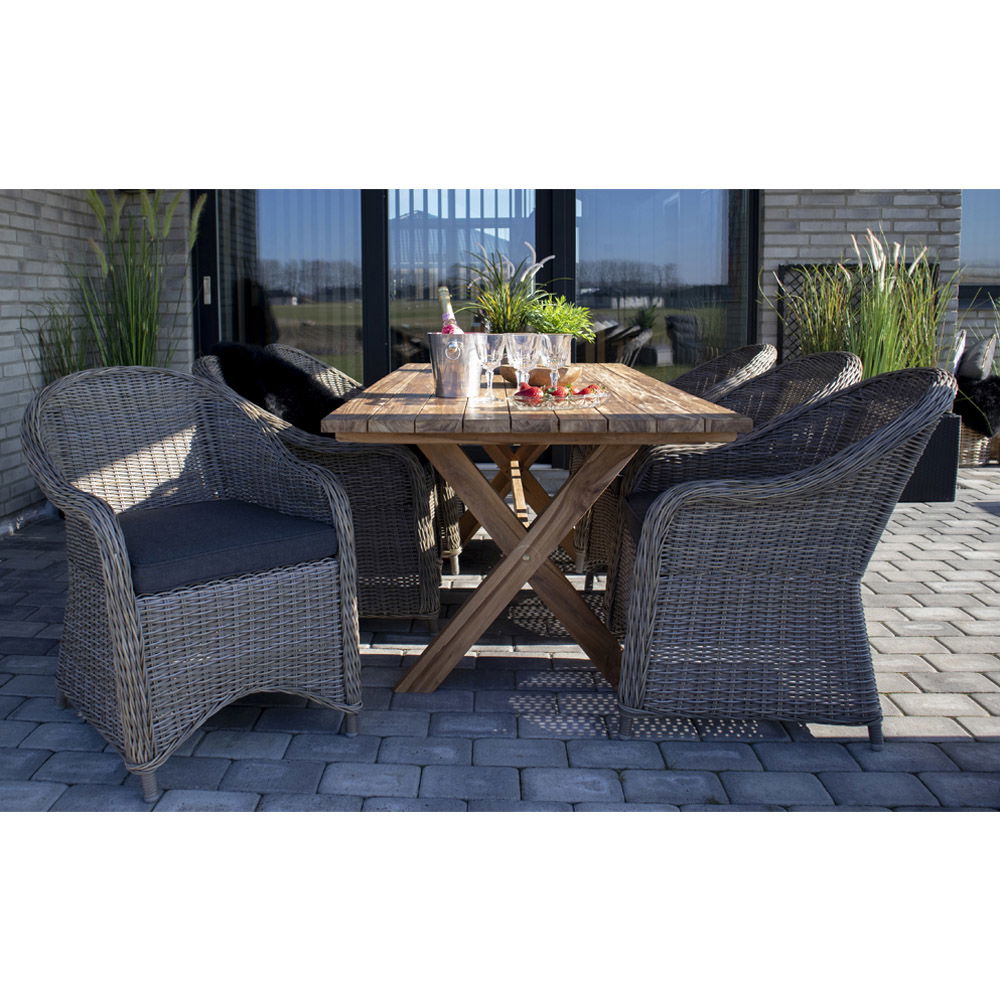 MURCIA matbord, teak natur