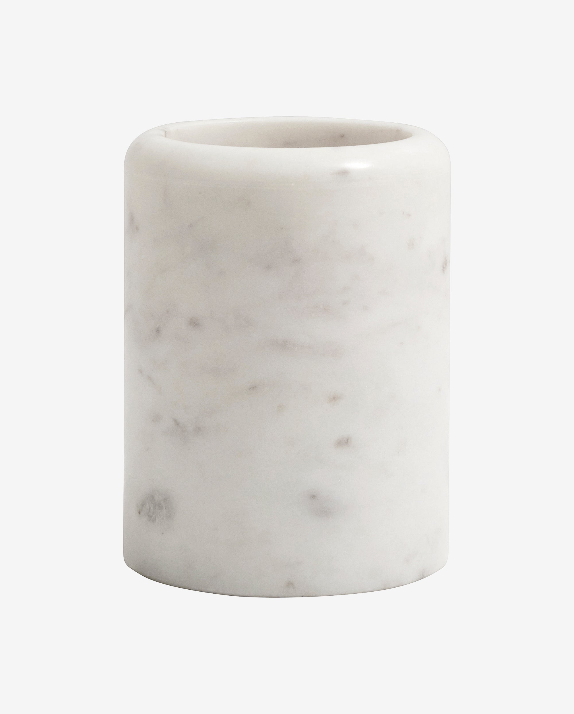 Mug For Toothbrush, White Marble, Nordal, badrums inredning