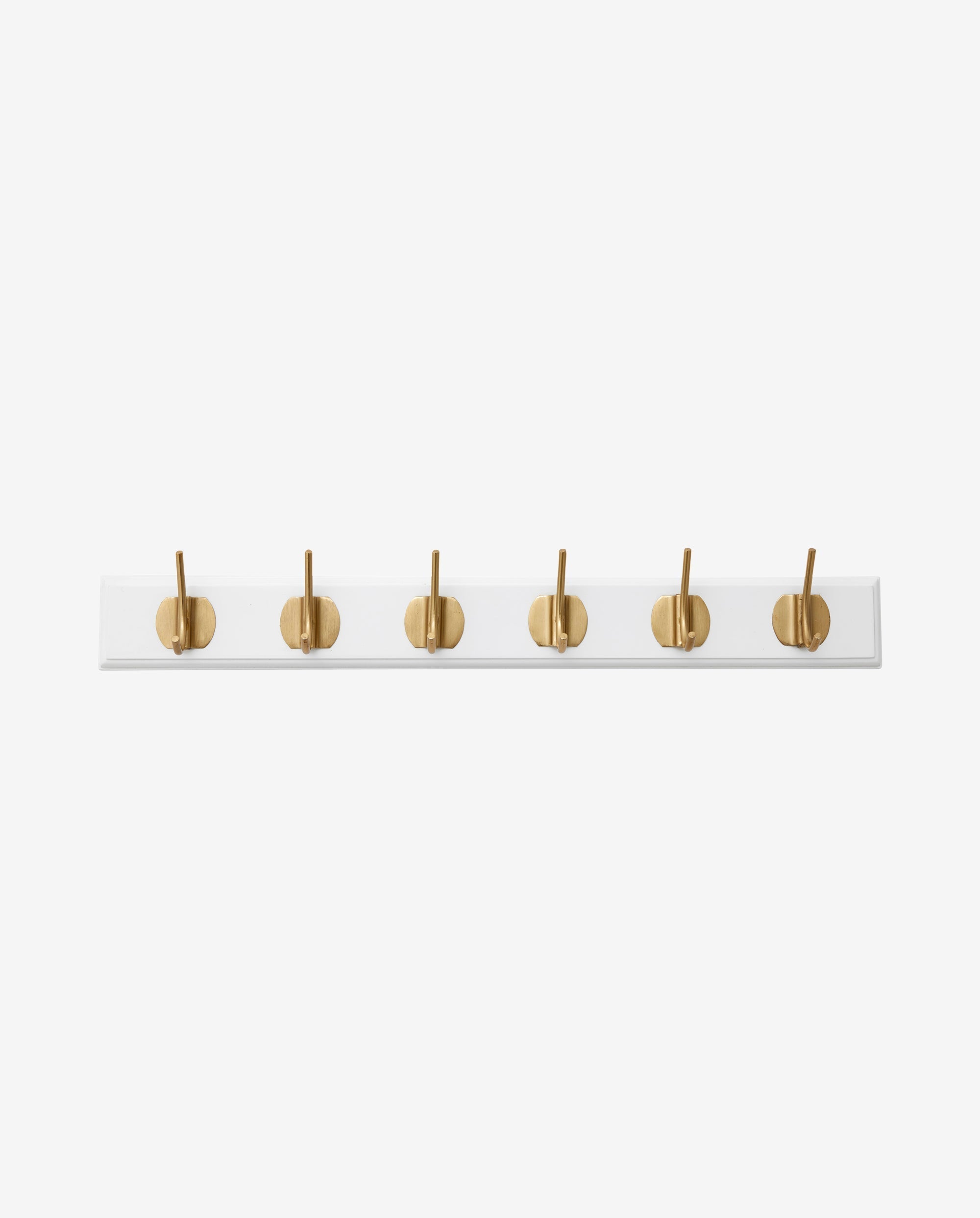 Edgy Coat Rack, 6 Hooks - White, Nordal, hängare & krokar