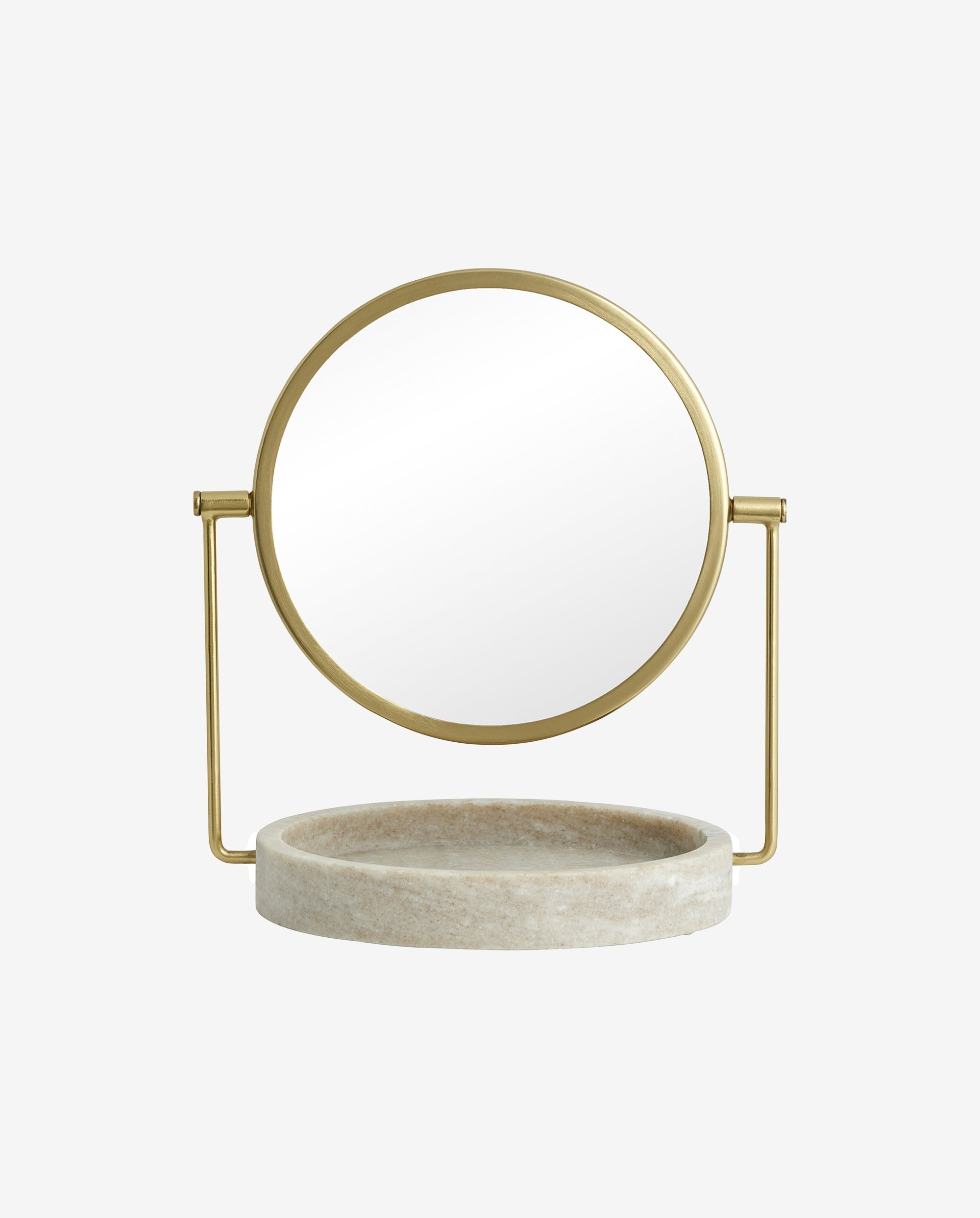 Haja Table Mirror - Golden Finish, Nordal, speglar