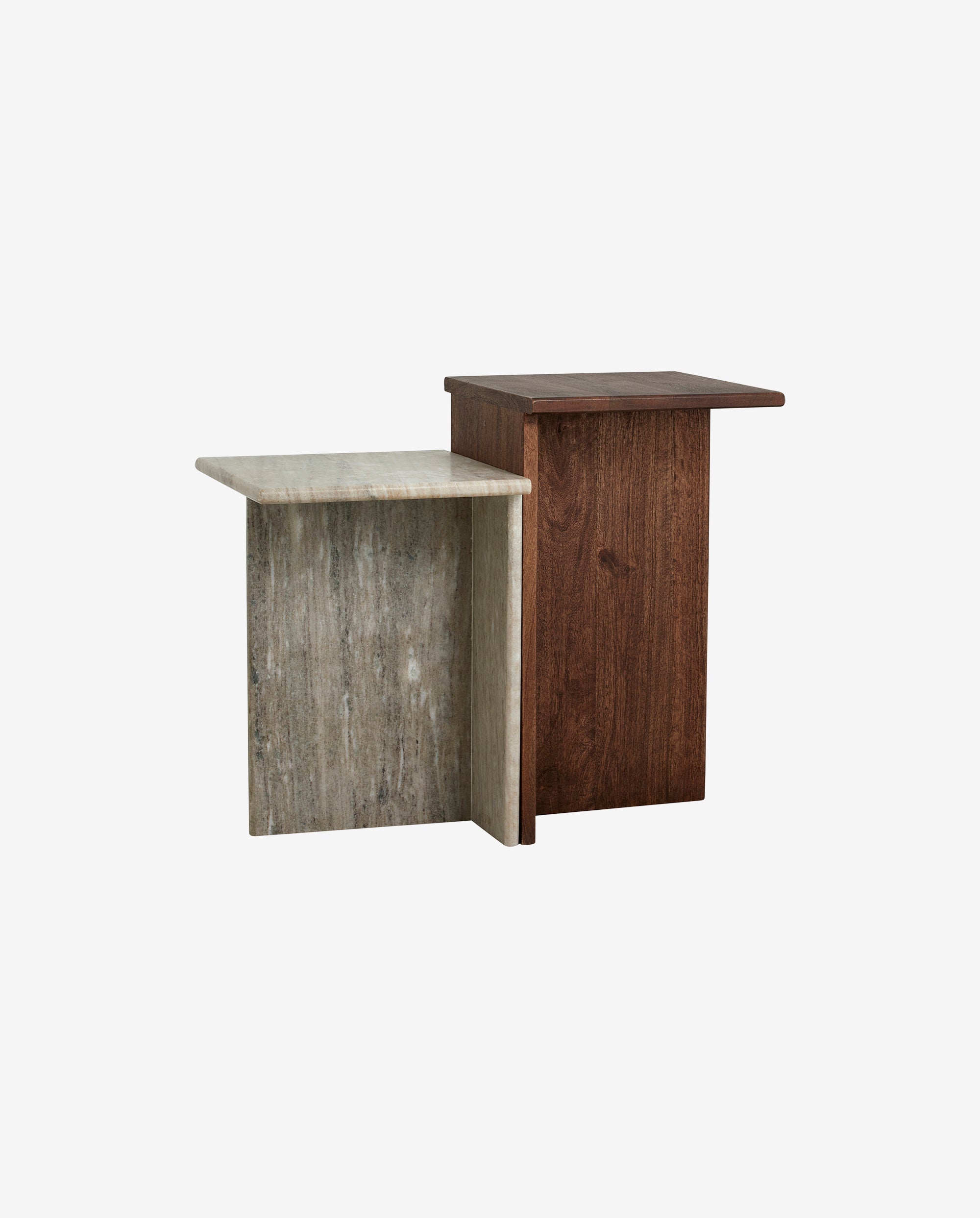 Glina High Tables - Wood/marble, Nordal, bord