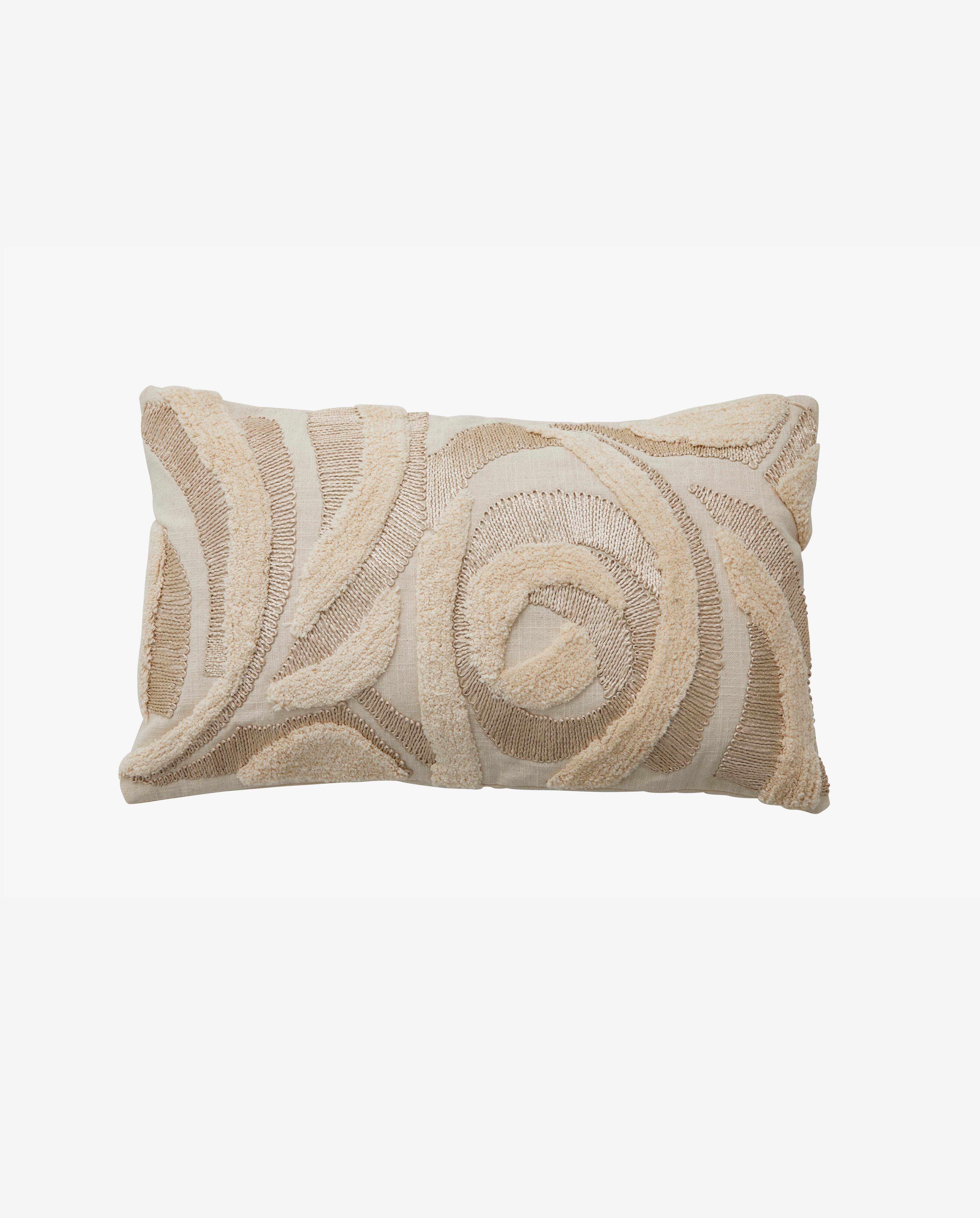 Albali Cushion Rectangel Cover, Creme, Nordal, sovrums textilier