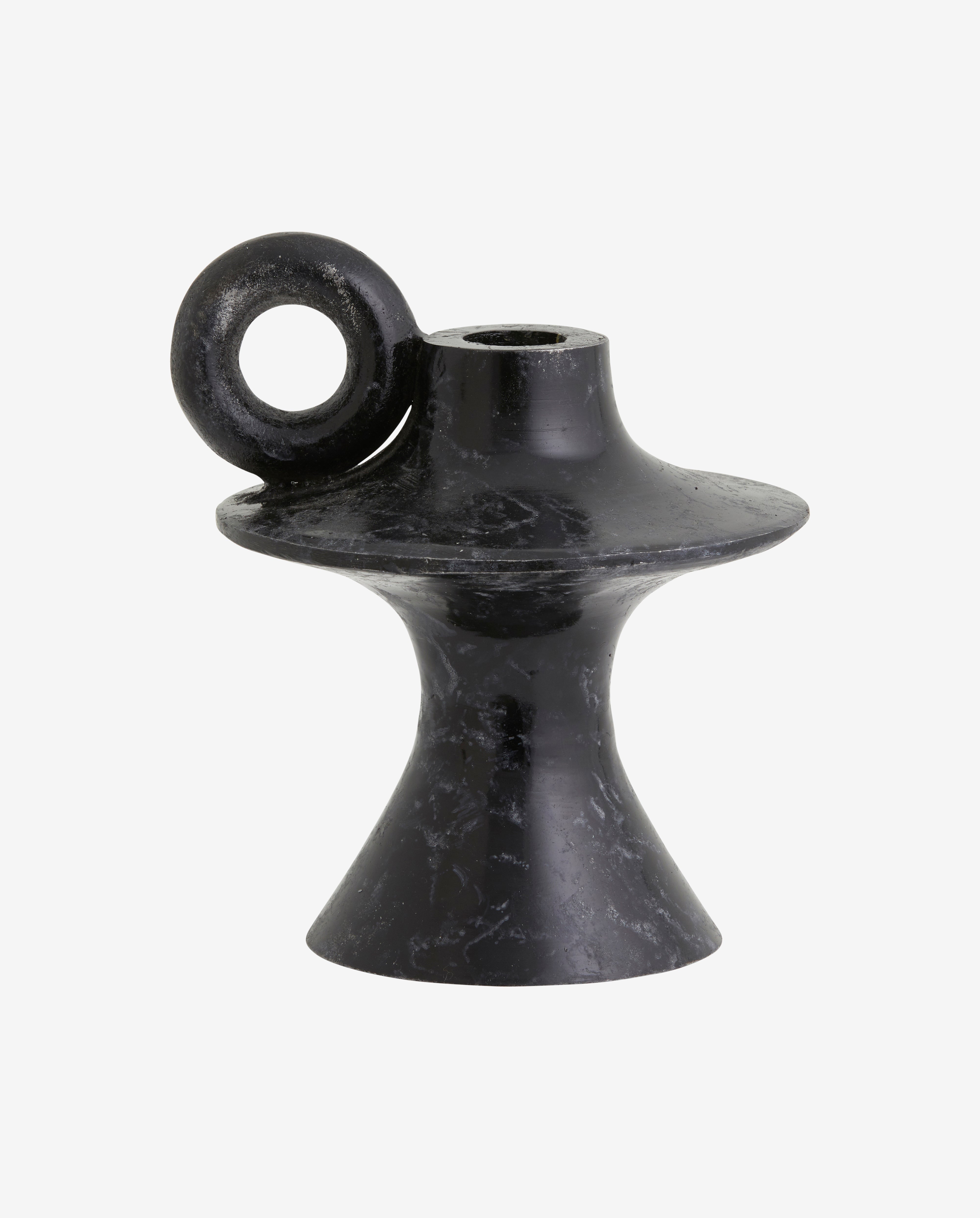 Palawan Candleholder, L, Black, Nordal, ljus & ljuslyktor