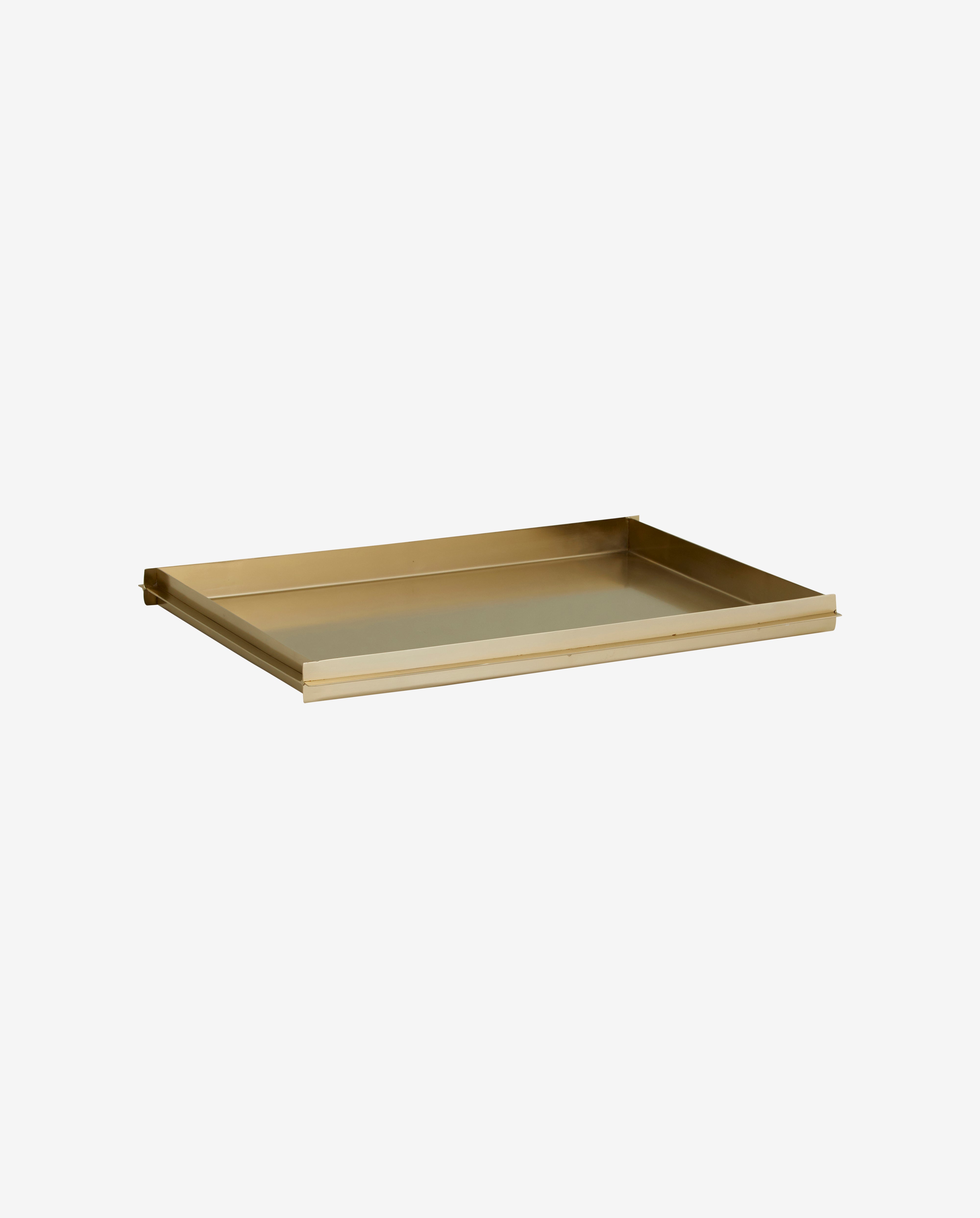 Kodiak Square Tray - Golden Finish, Nordal, servering och upplägg